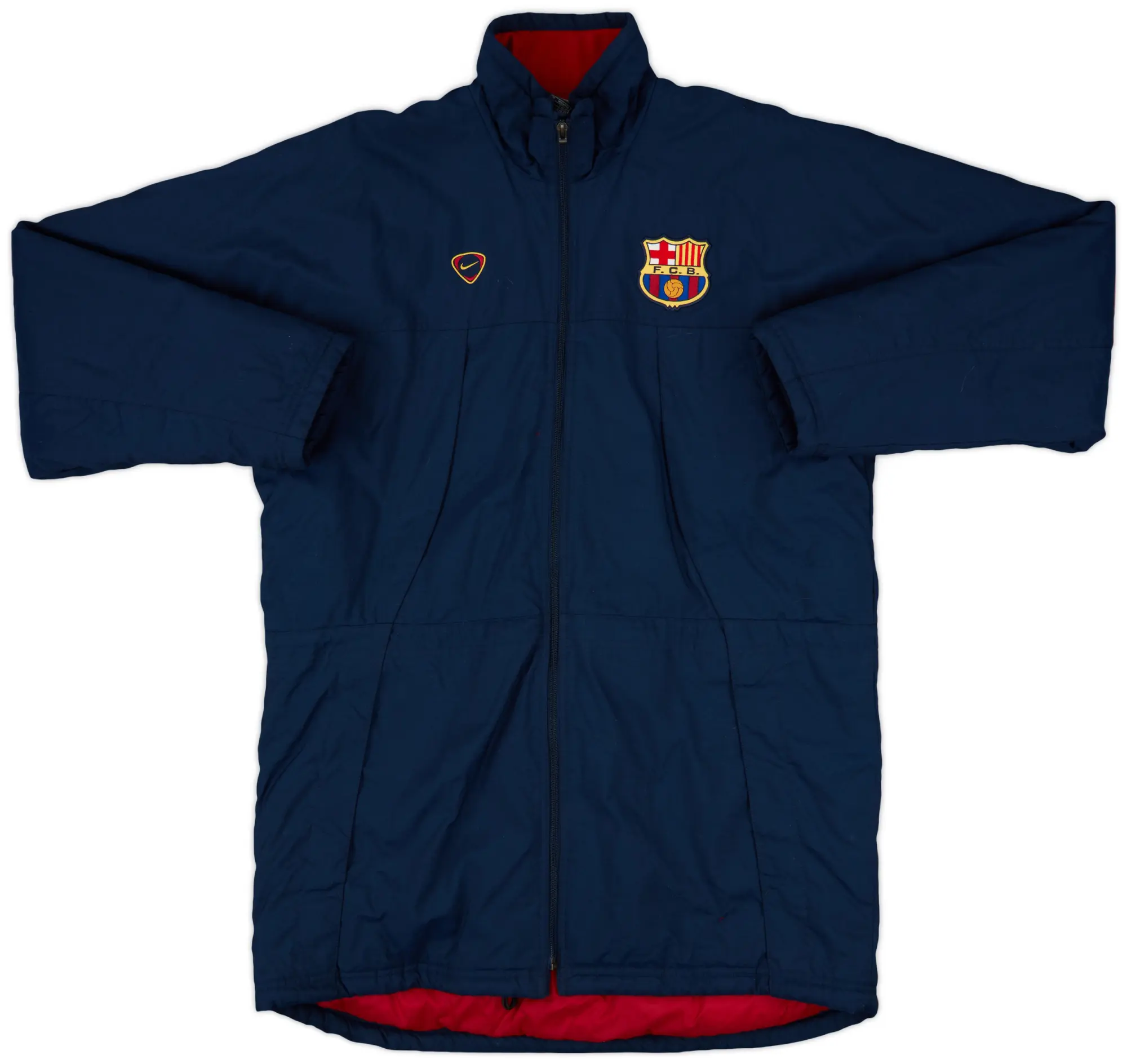 2000-02 Barcelona Nike Padded Bench Coat - 9/10 - (M)
