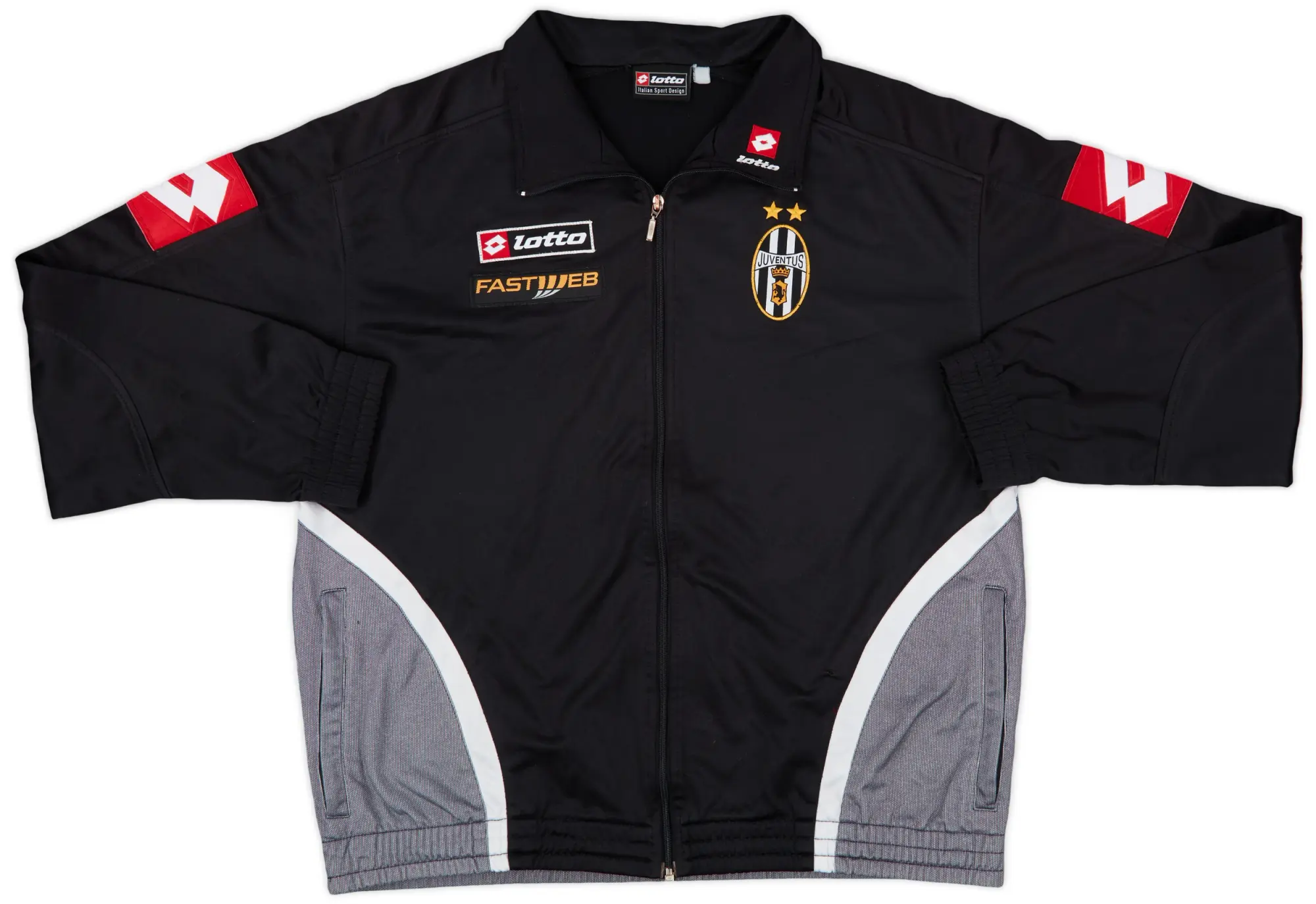 2001-02 Juventus Lotto Track Jacket - 6/10 - (XL)