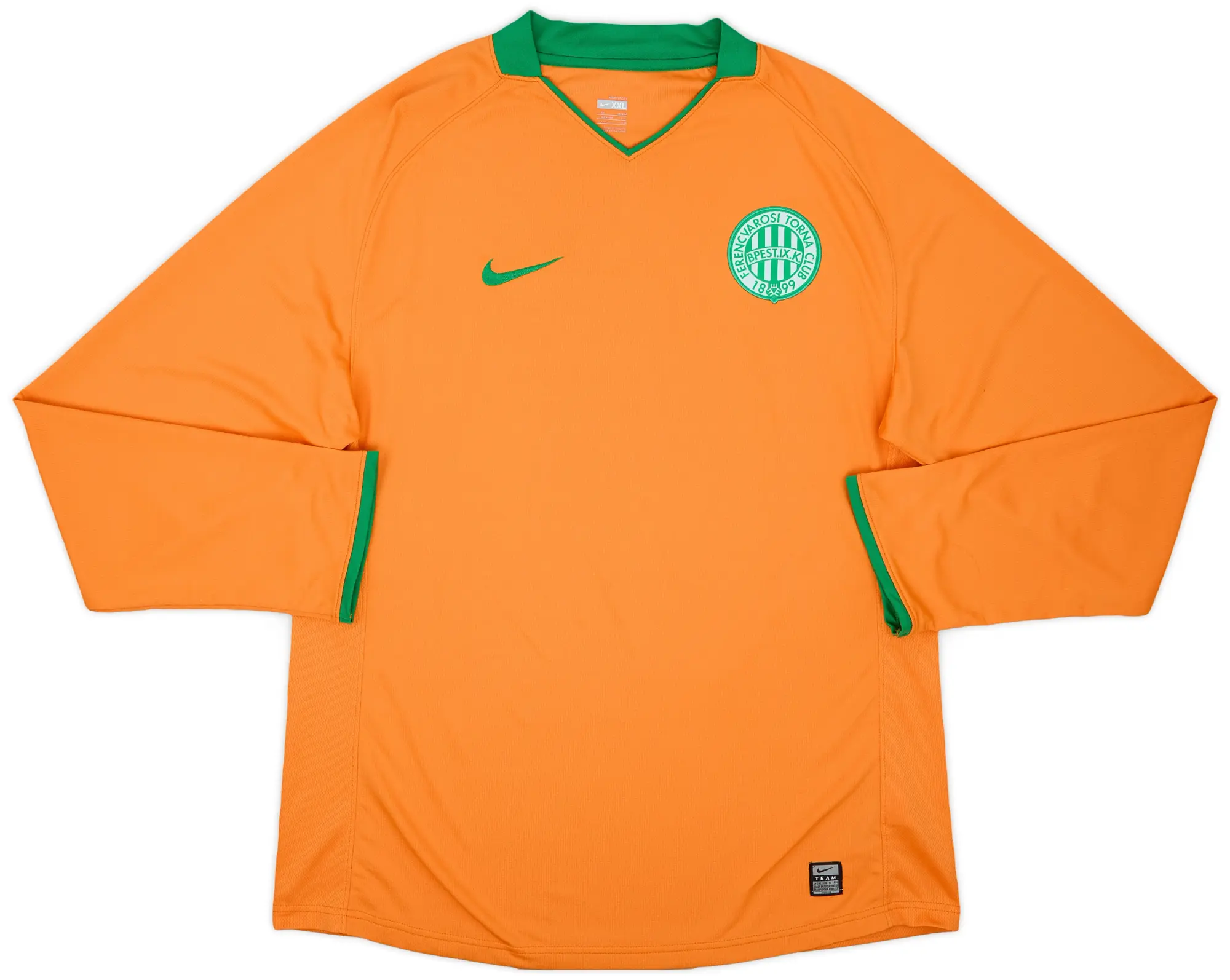 2008-09 Ferencvaros Away L/S Shirt - 9/10 - (XXL)