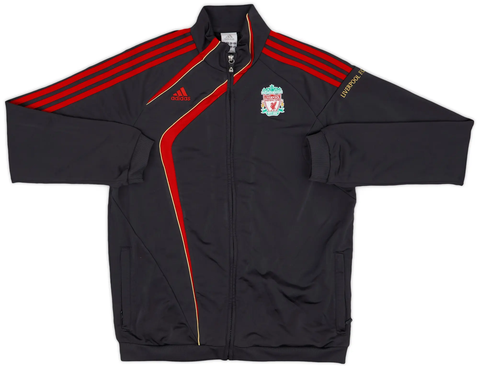 2009-10 Liverpool adidas Track Jacket - 8/10 - (XL.Boys)