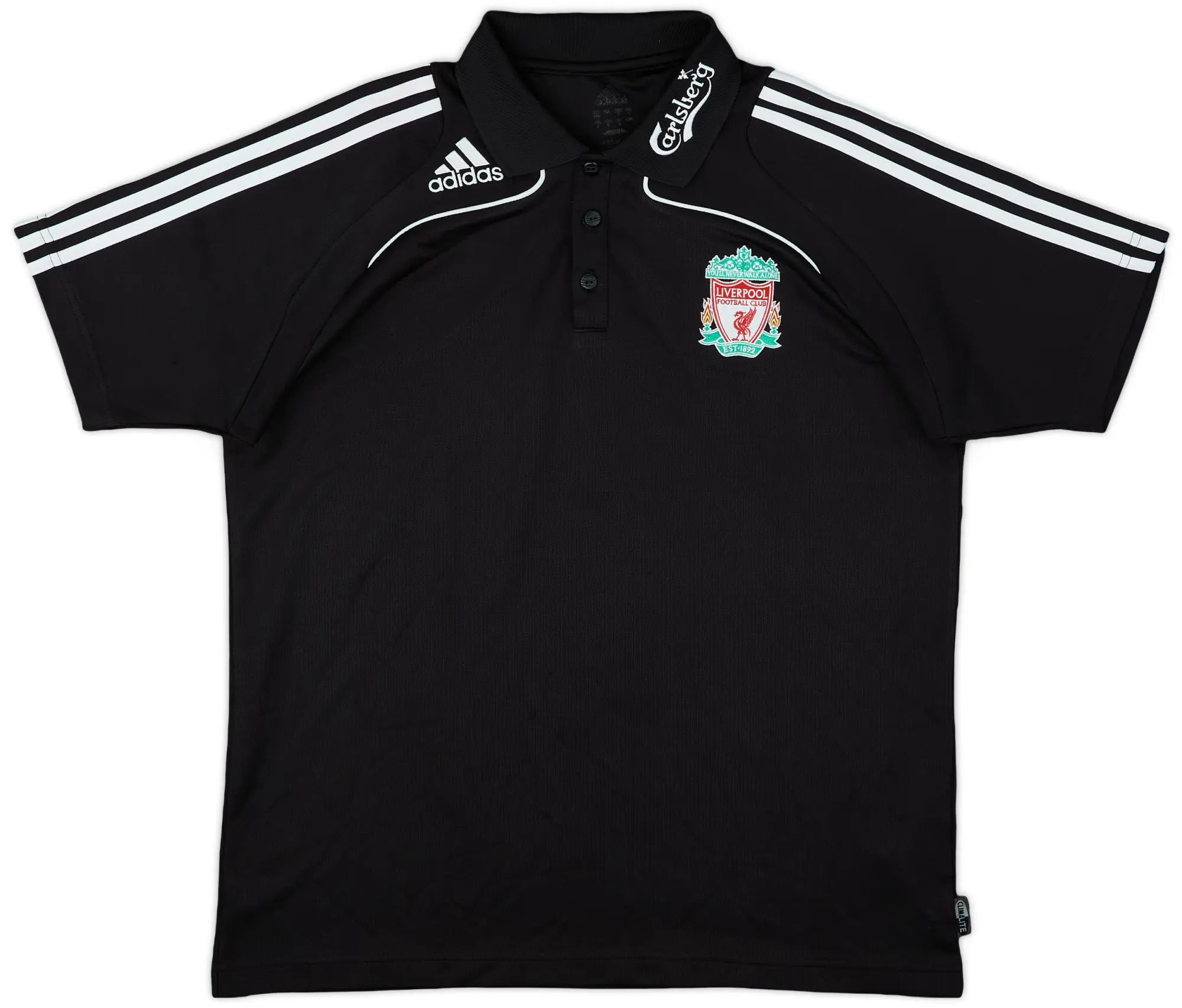 2008-09 Liverpool adidas Polo Shirt - 8/10 - (L)