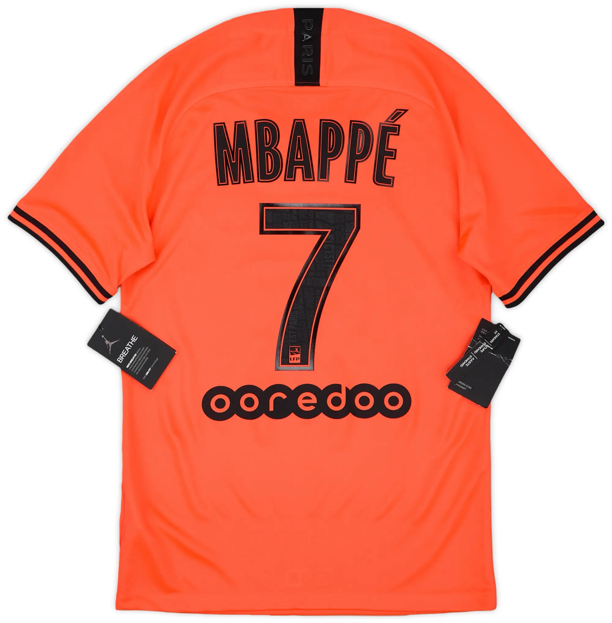 2019-20 Paris Saint-Germain Away Shirt Mbappe #7 (S)