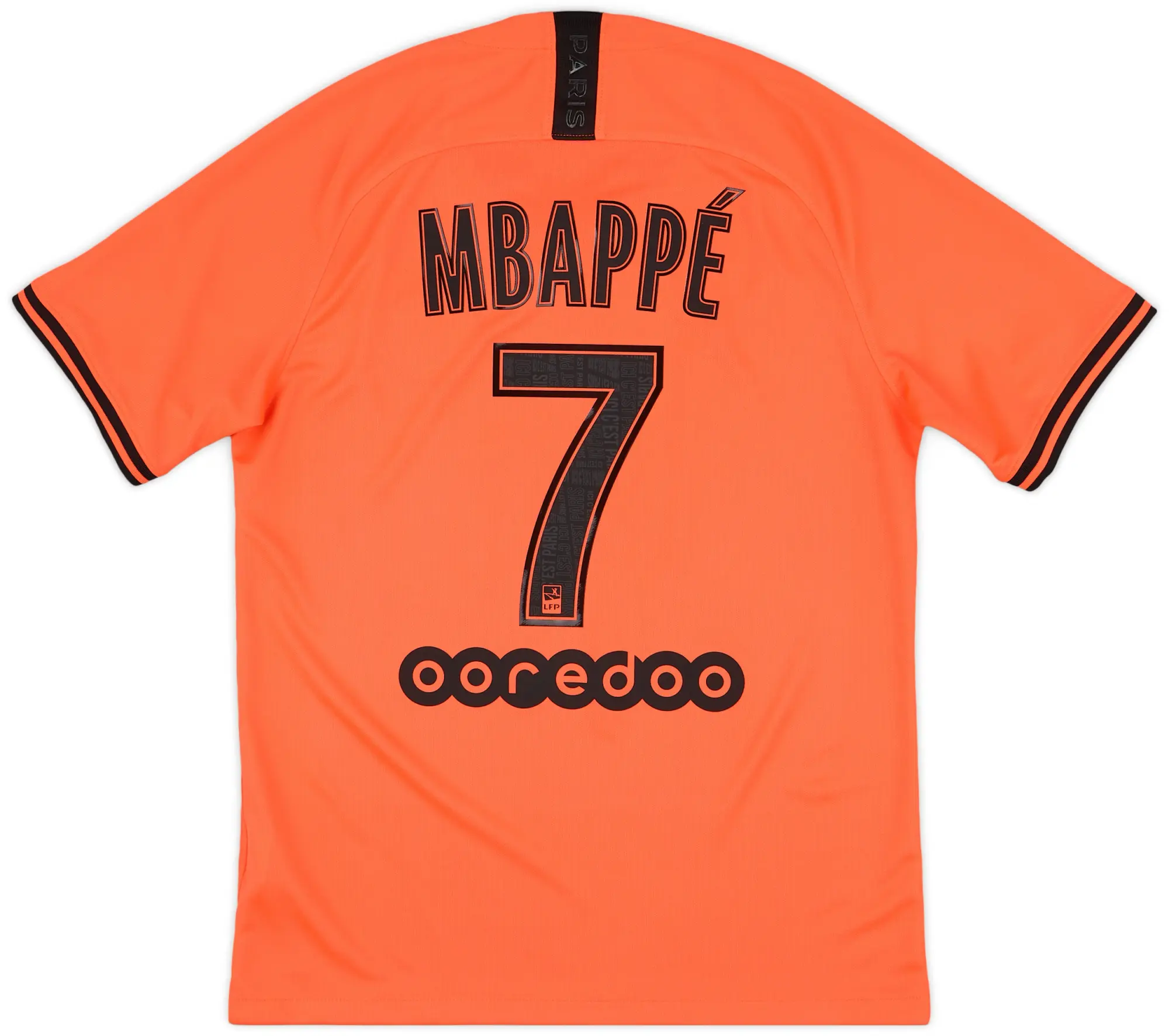 2019-20 Paris Saint-Germain Away Shirt Mbappe #7 - 8/10 - (M)
