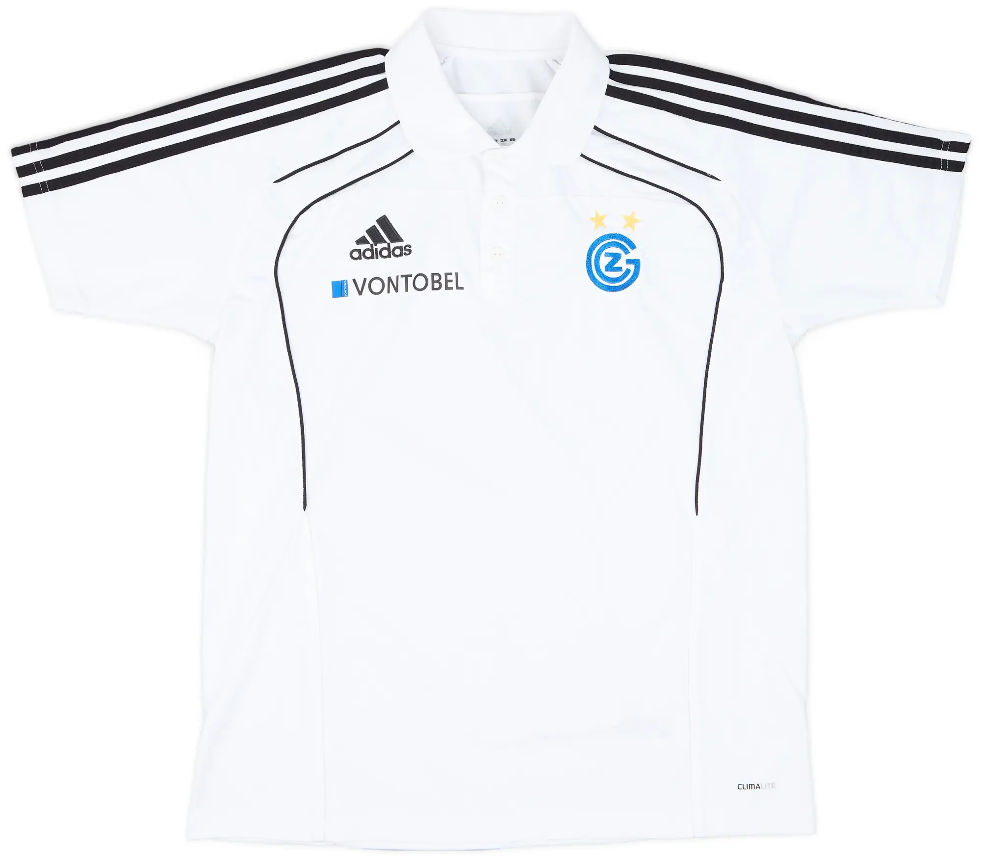 2010-11 Grasshoppers adidas Polo Shirt - 8/10 - (L)