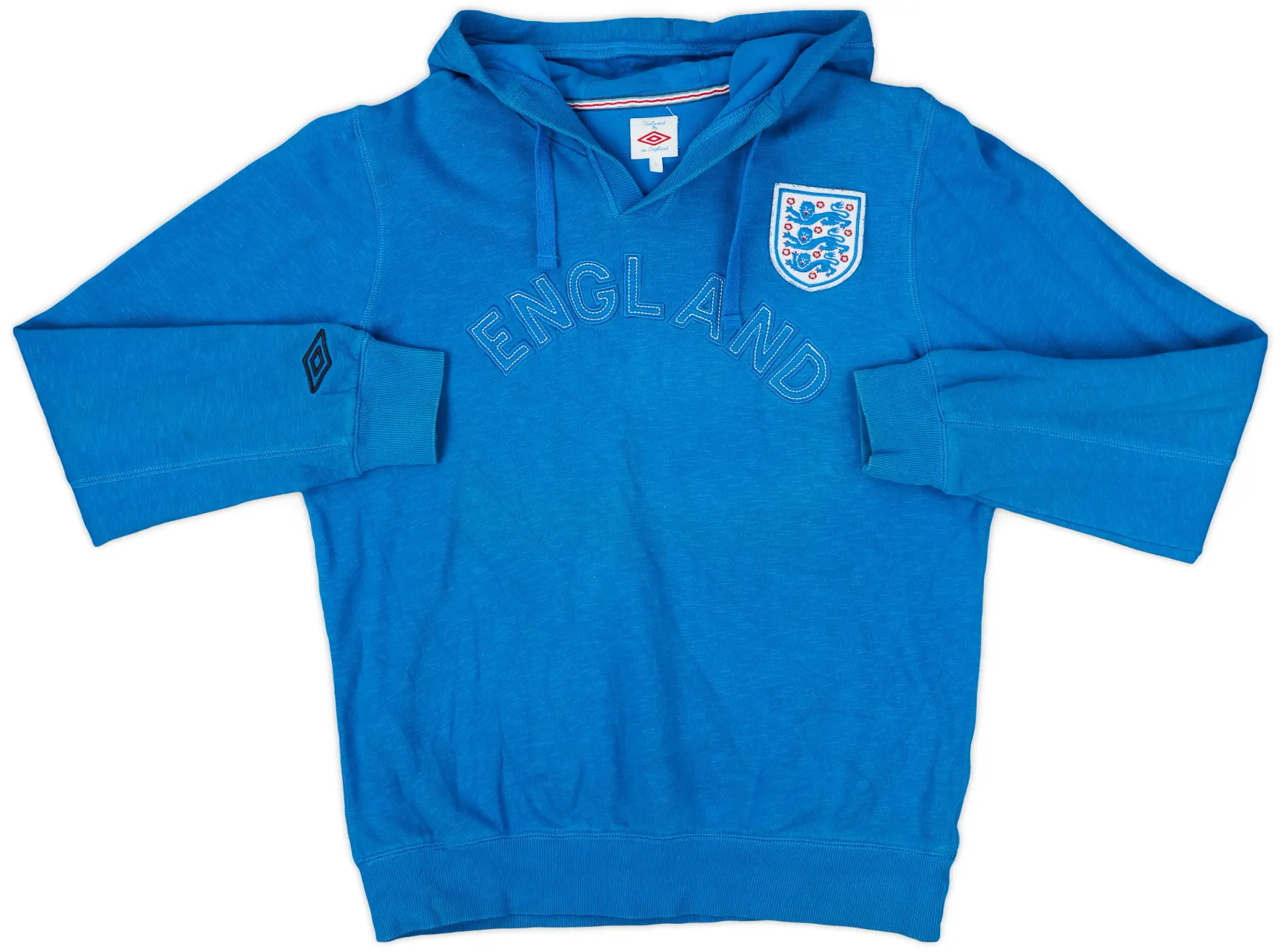 2011-12 England Umbro Hooded Sweat Top - 6/10 - (L)