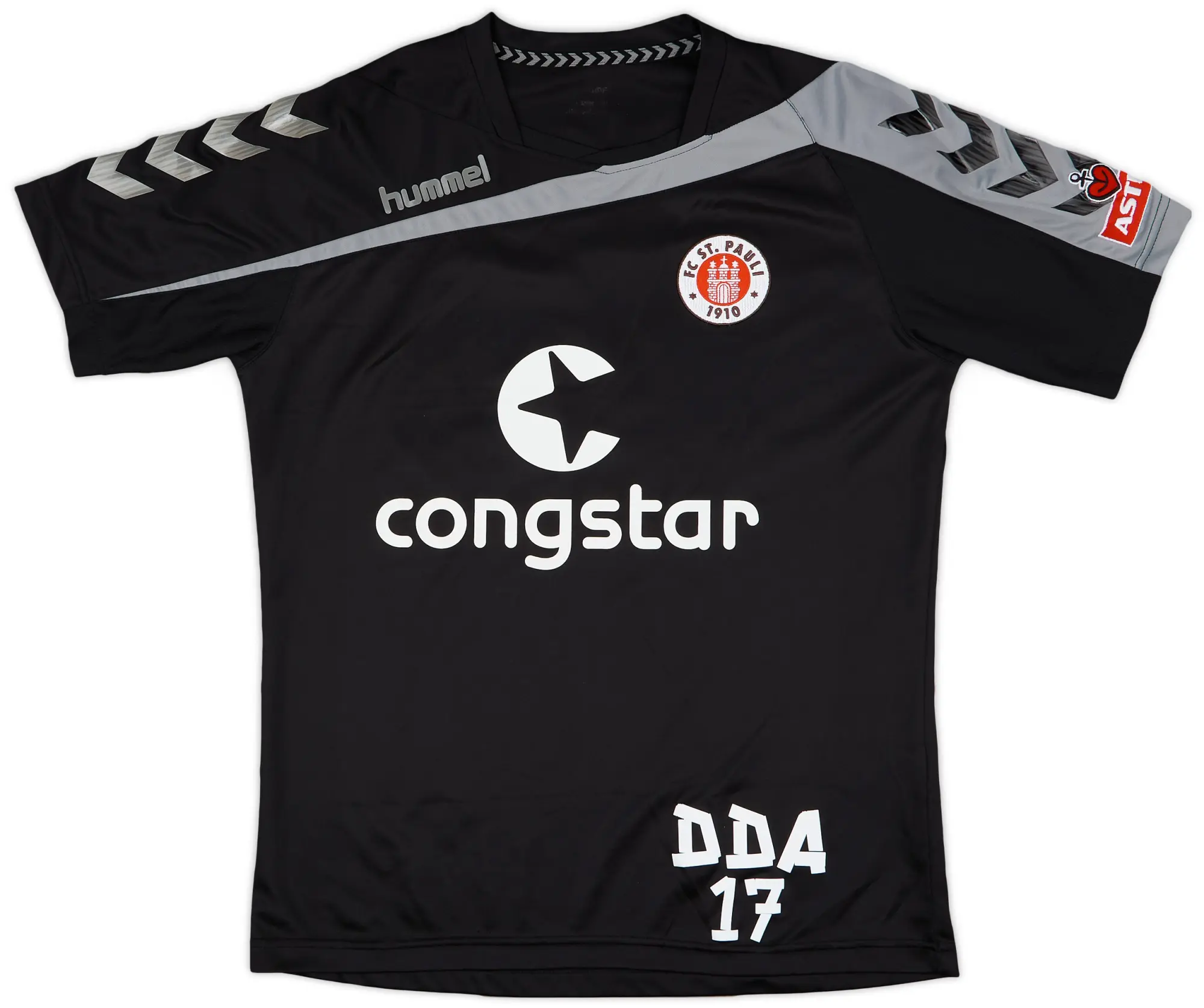 2015-16 St Pauli Hummel Player Issue Training Shirt DDA #17 - 8/10 - (L)