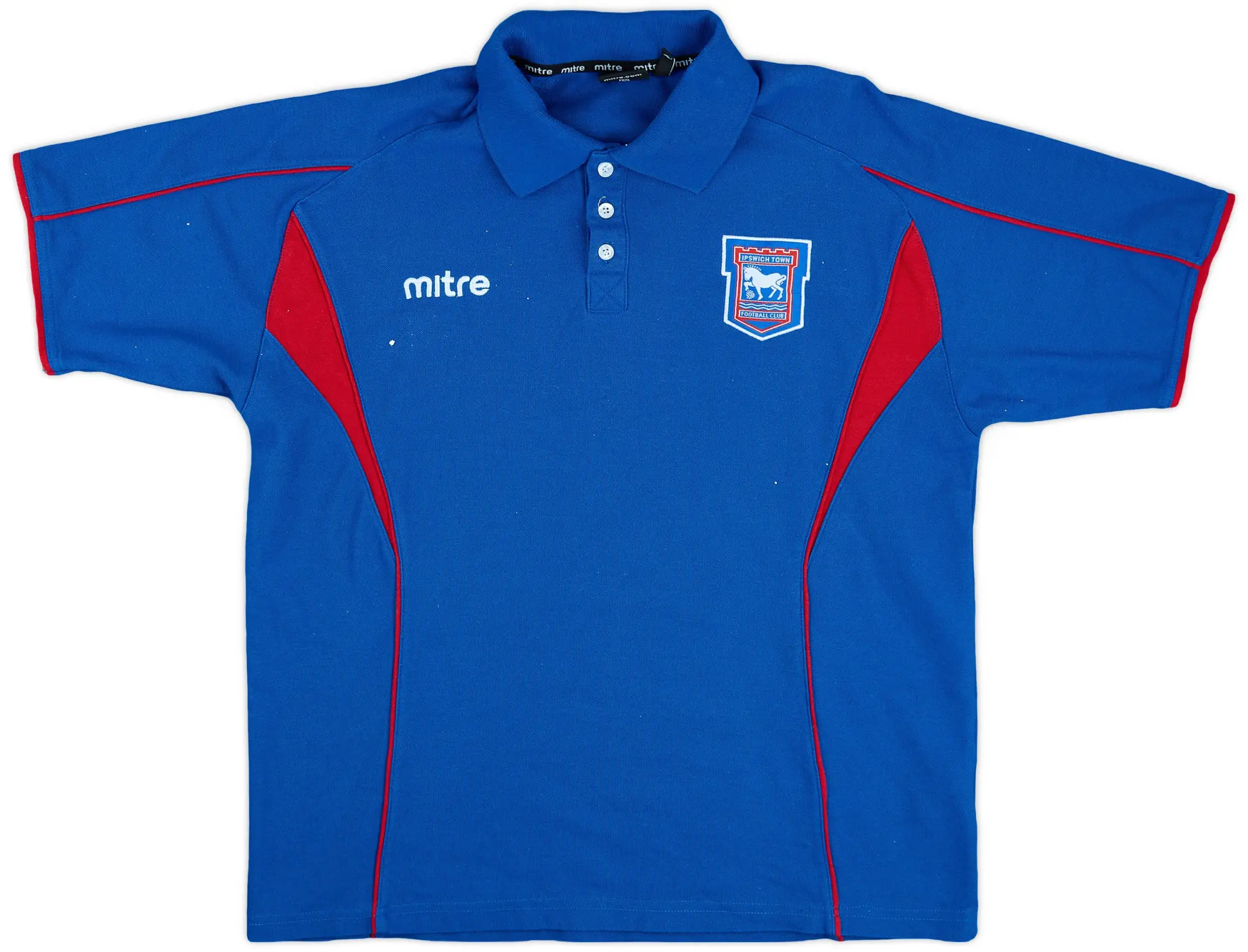 2008-09 Ipswich Mitre Polo Shirt - 8/10 - (L)