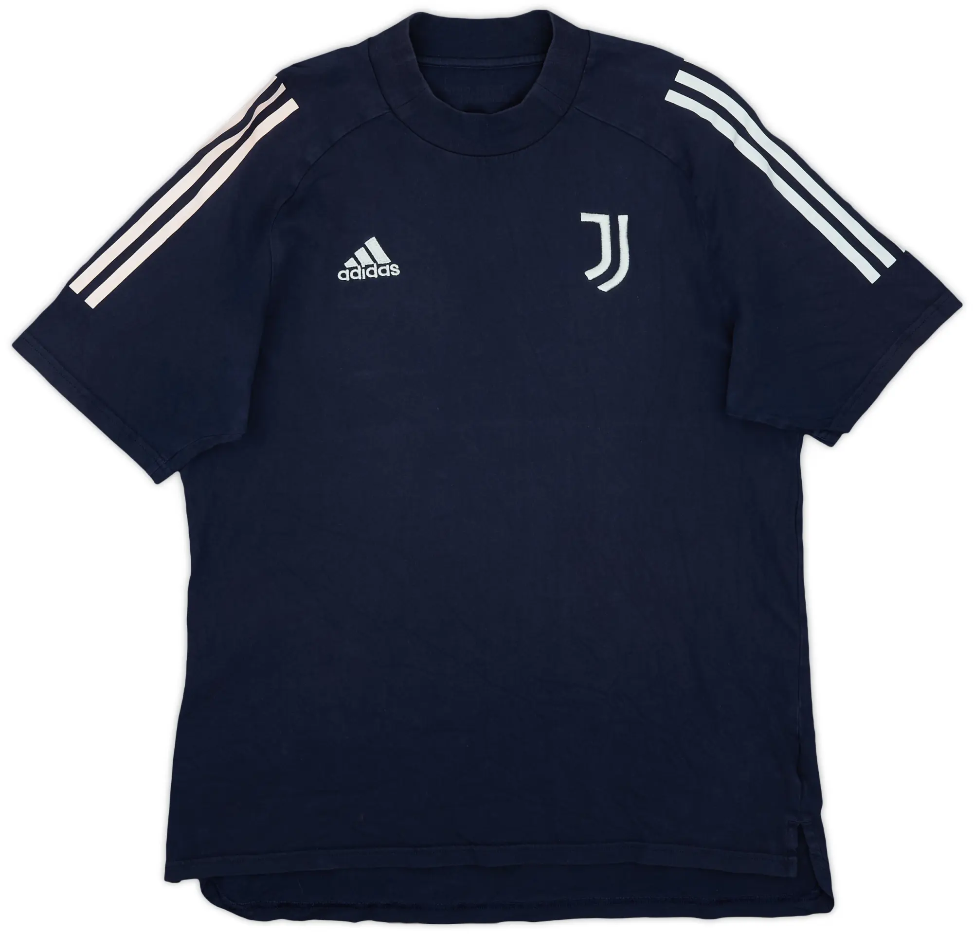 2020-21 Juventus adidas Cotton Tee - 9/10 - (L)