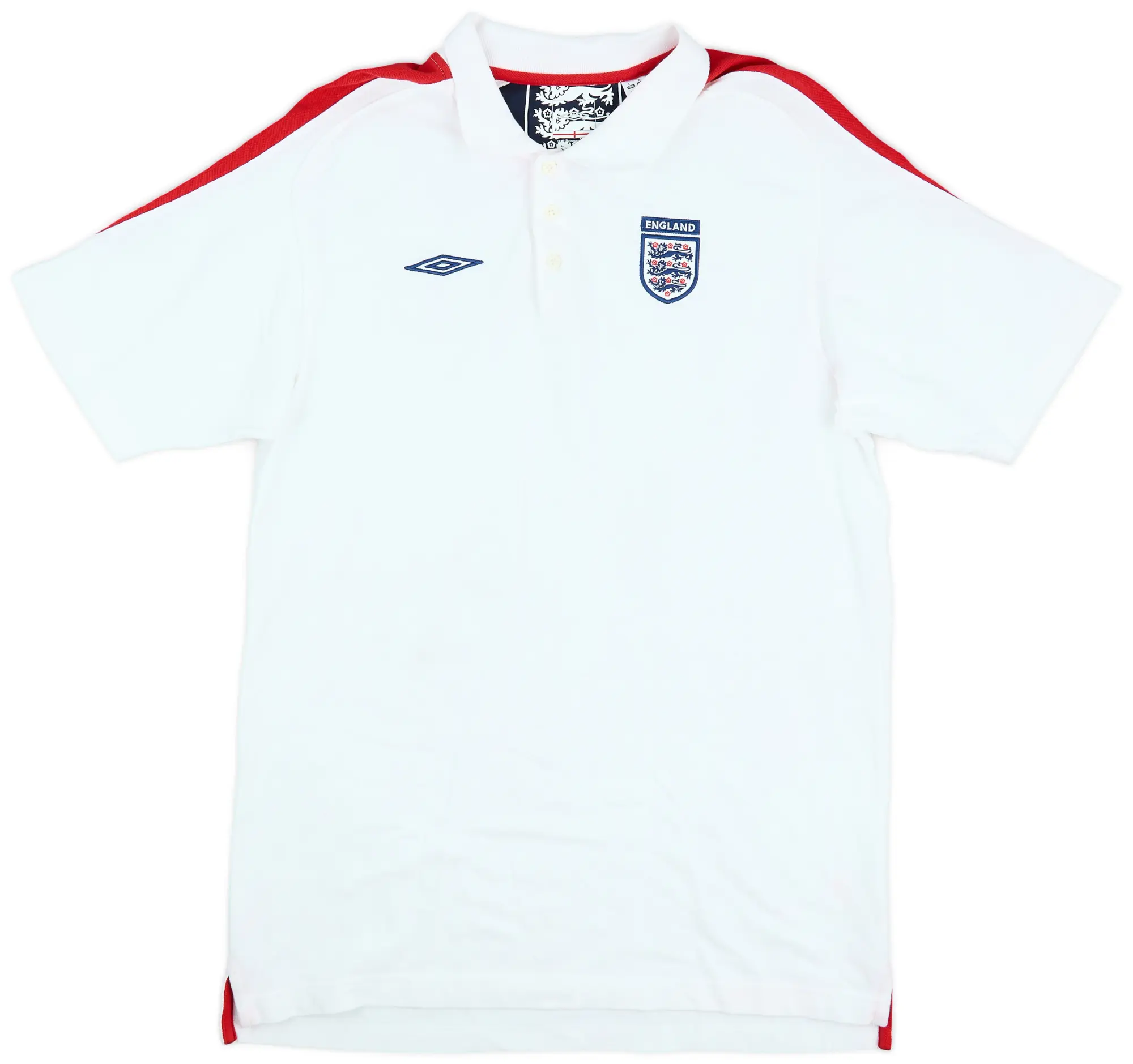 2007-08 England Umbro Polo Shirt - 9/10 - (L)