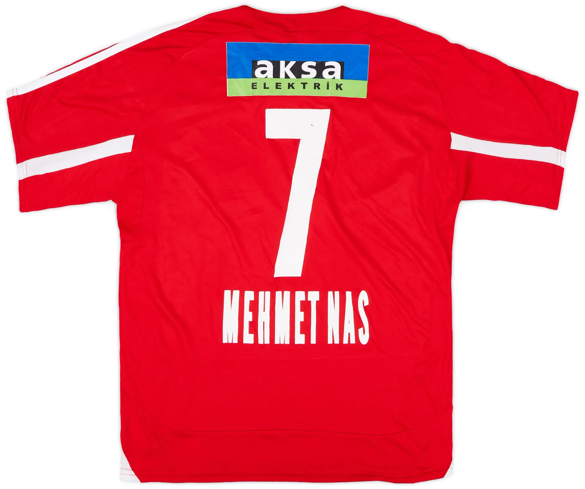 2010-11 Sivasspor Home Shirt Mehmet Nas #7 - 7/10 - (M)
