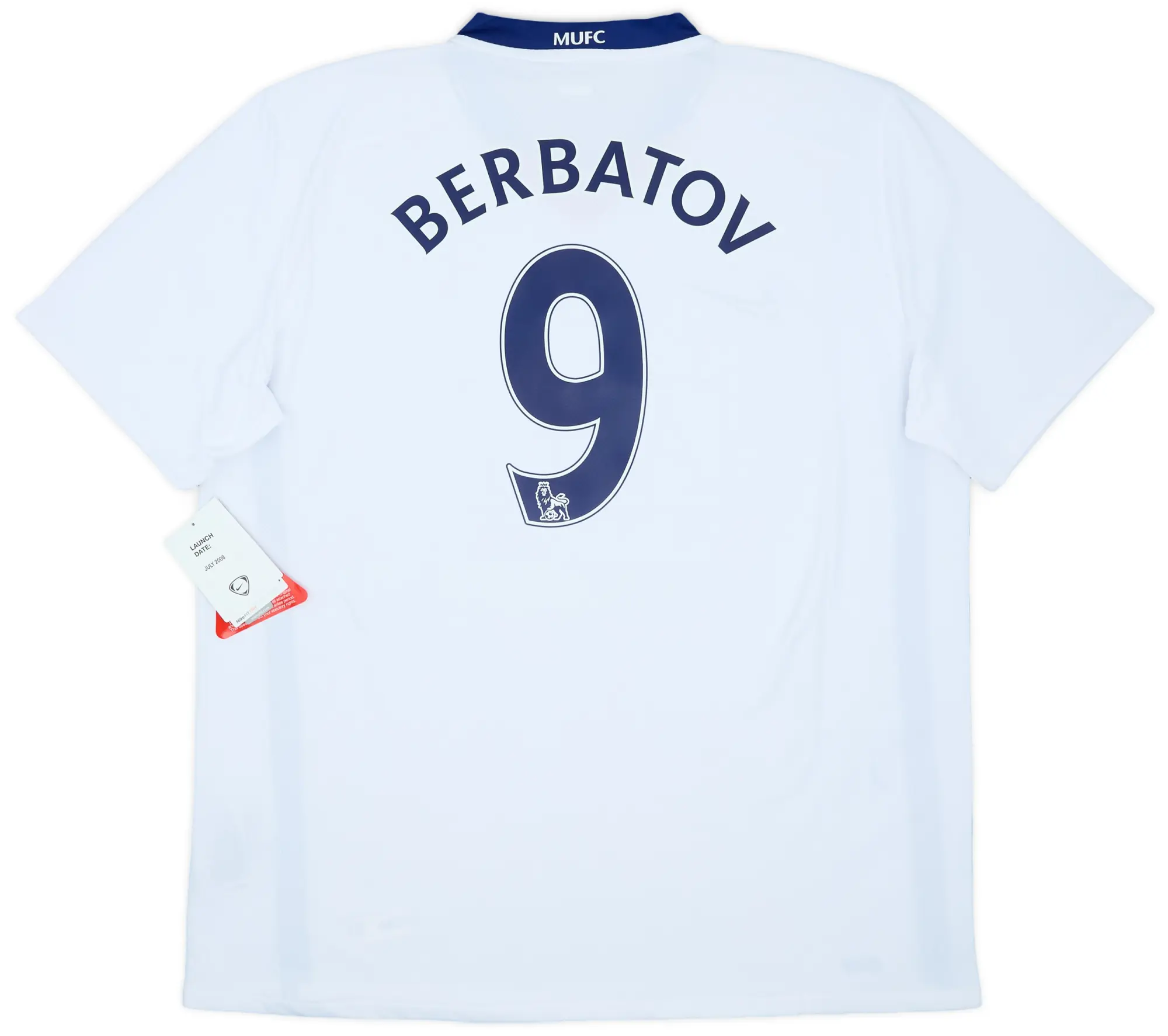 2008-10 Manchester United Away Shirt Berbatov #9 (XL)