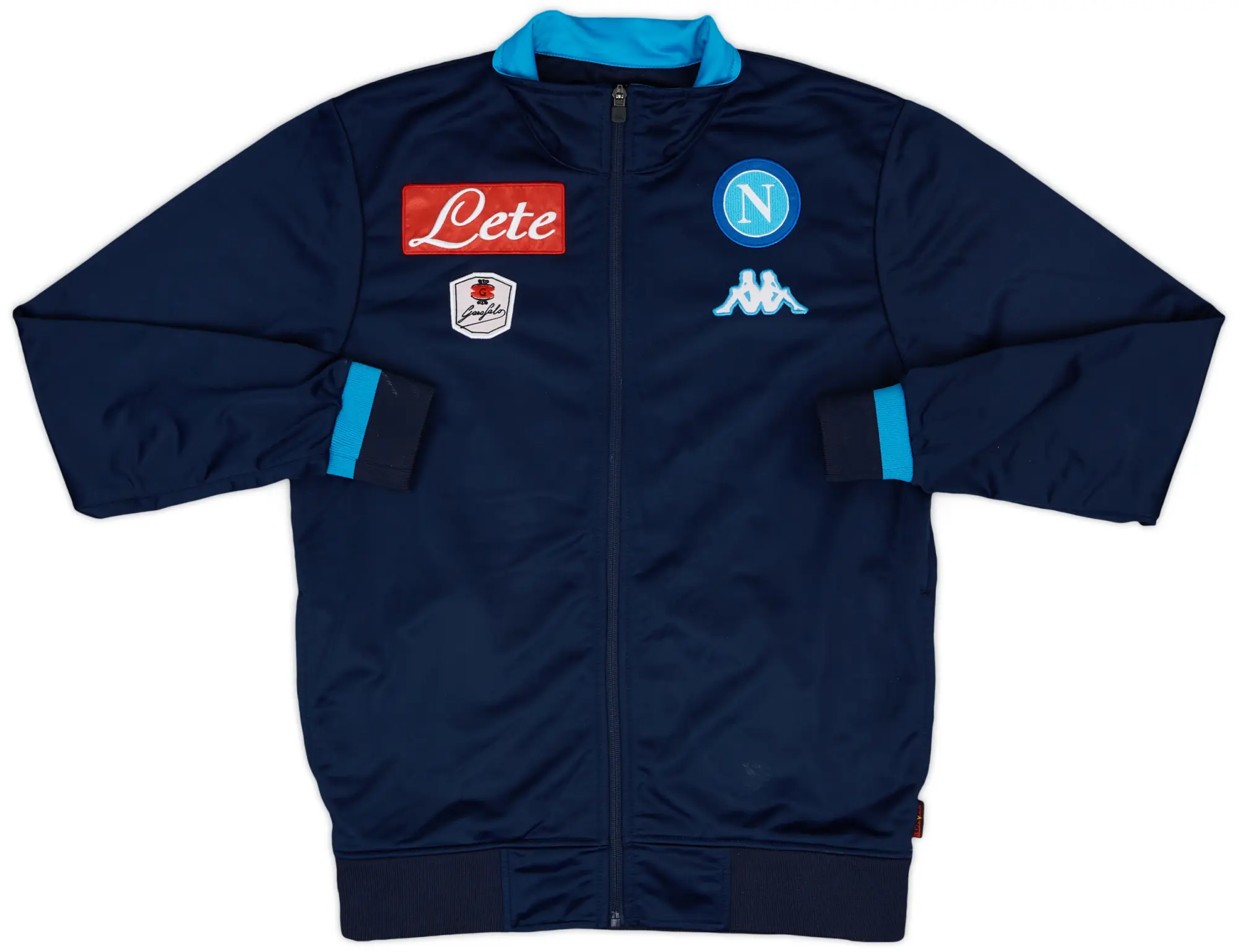 2015-16 Napoli Kappa Track Jacket - 8/10 - (M)