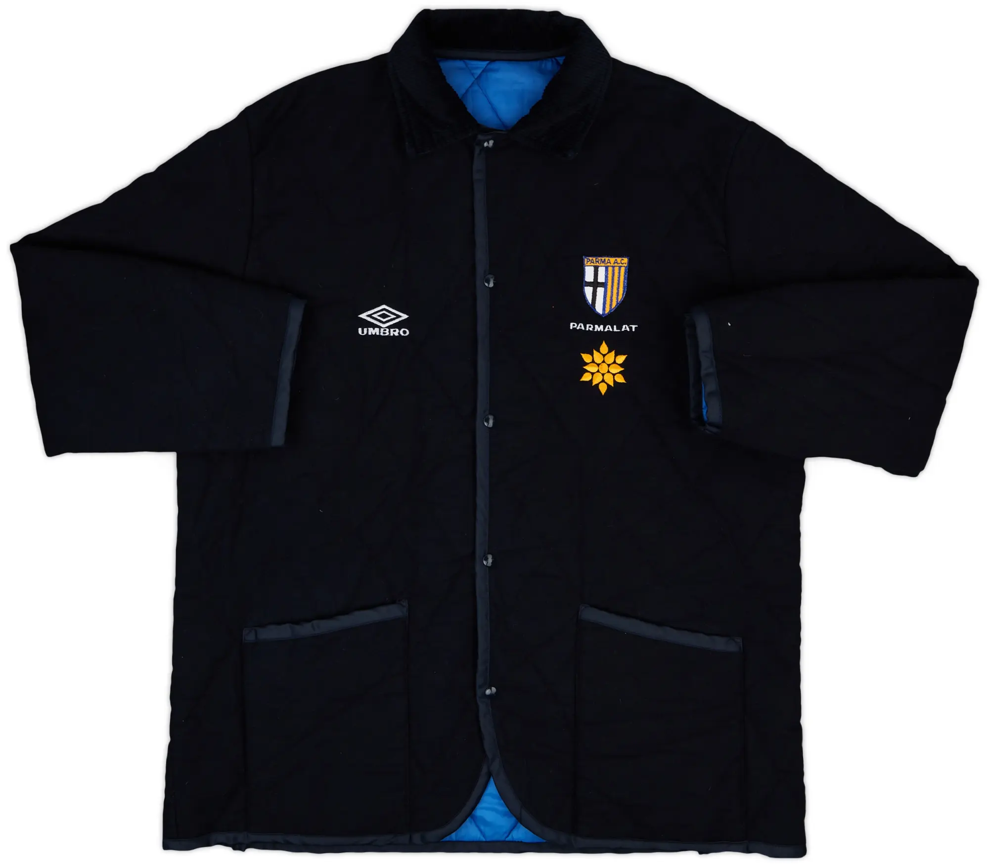 1994-95 Parma Umbro Quilted Jacket - 8/10 - (XL)
