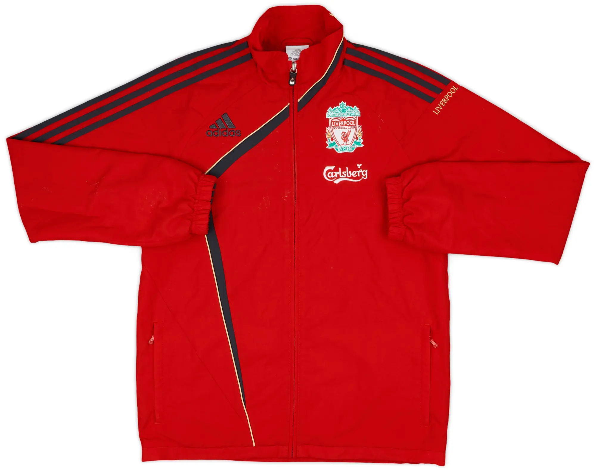 2009-10 Liverpool adidas Track Jacket - 7/10 - (S)