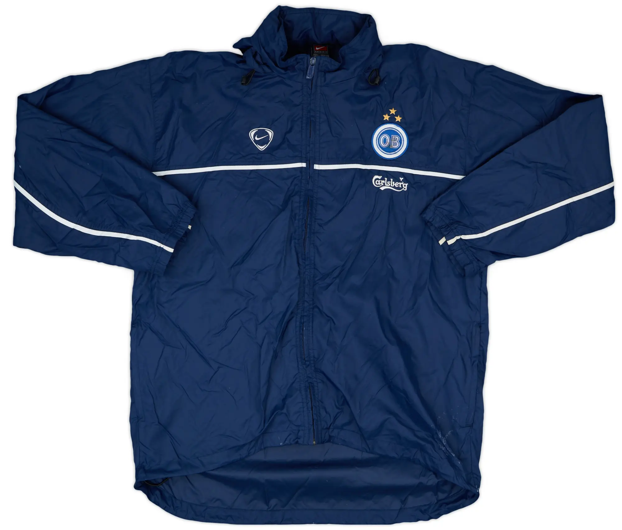 2001-02 Odense Nike Hooded Rain Jacket - 6/10 - (L)