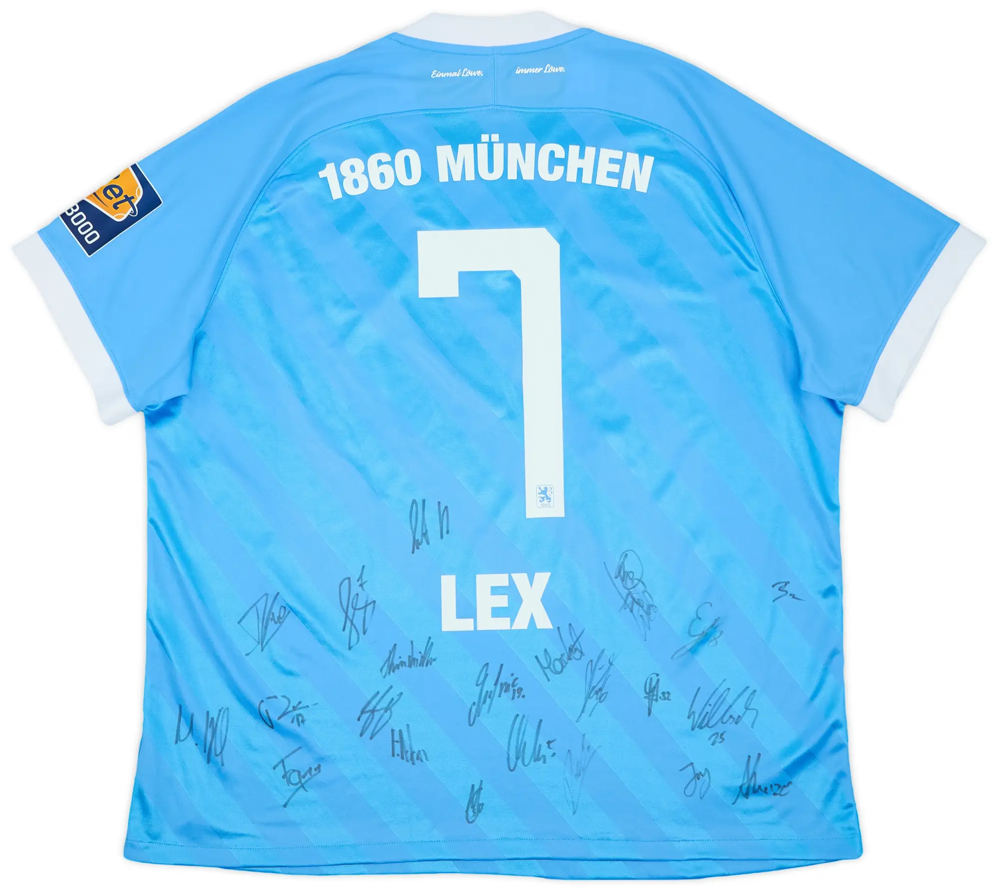 2020-21 1860 Munich Signed Home Shirt Lex #7 - 8/10 - (XXL)