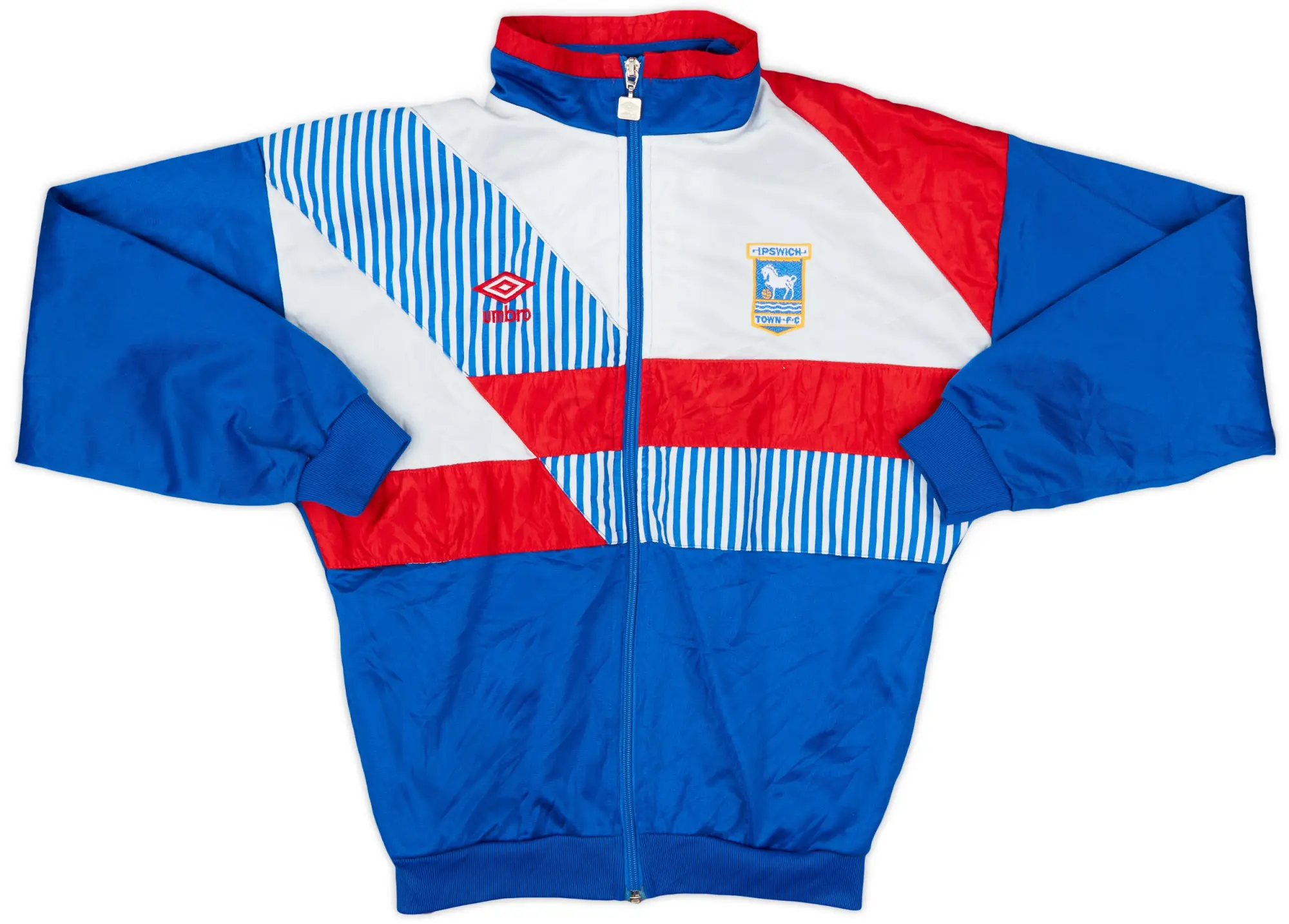 1992-93 Ipswich Umbro Track Jacket - 9/10 - (M.Boys)
