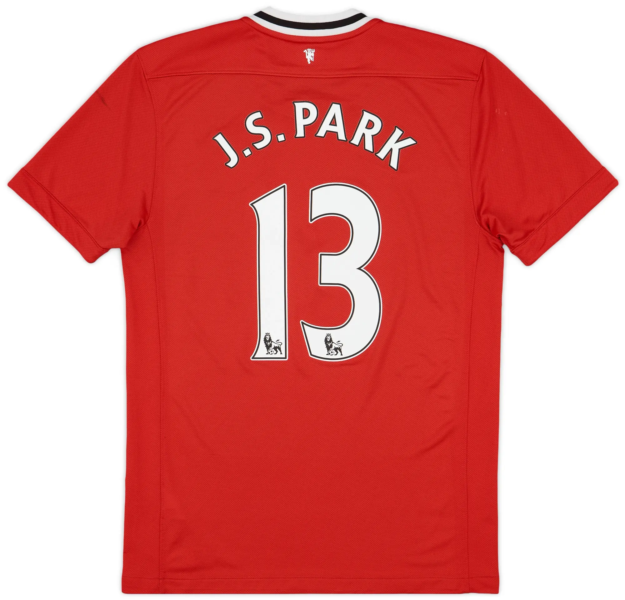 2011-12 Manchester United Home Shirt J.S. Park #13 - 5/10 - (M)