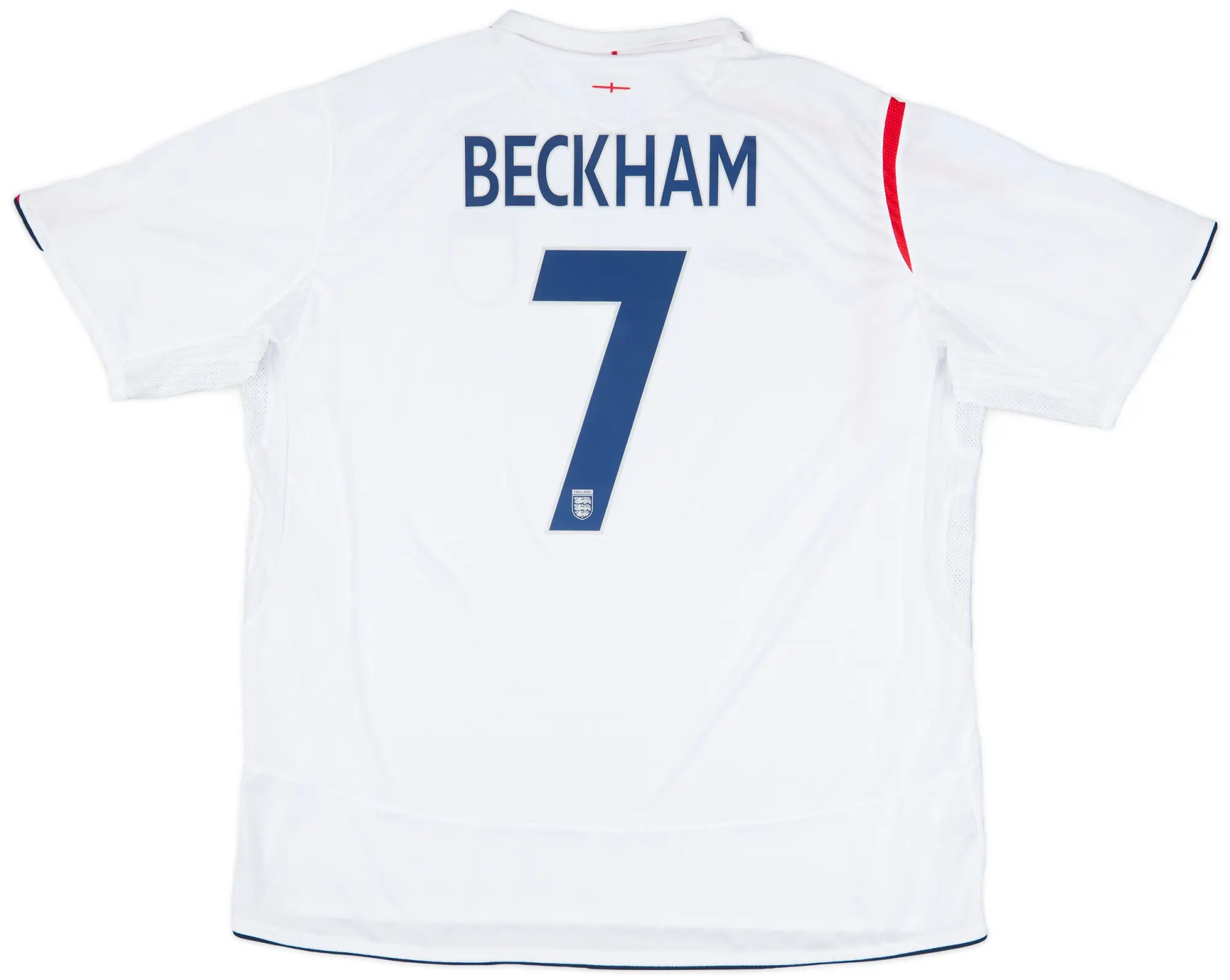2005-07 England Home Shirt Beckham #7 (3XL)