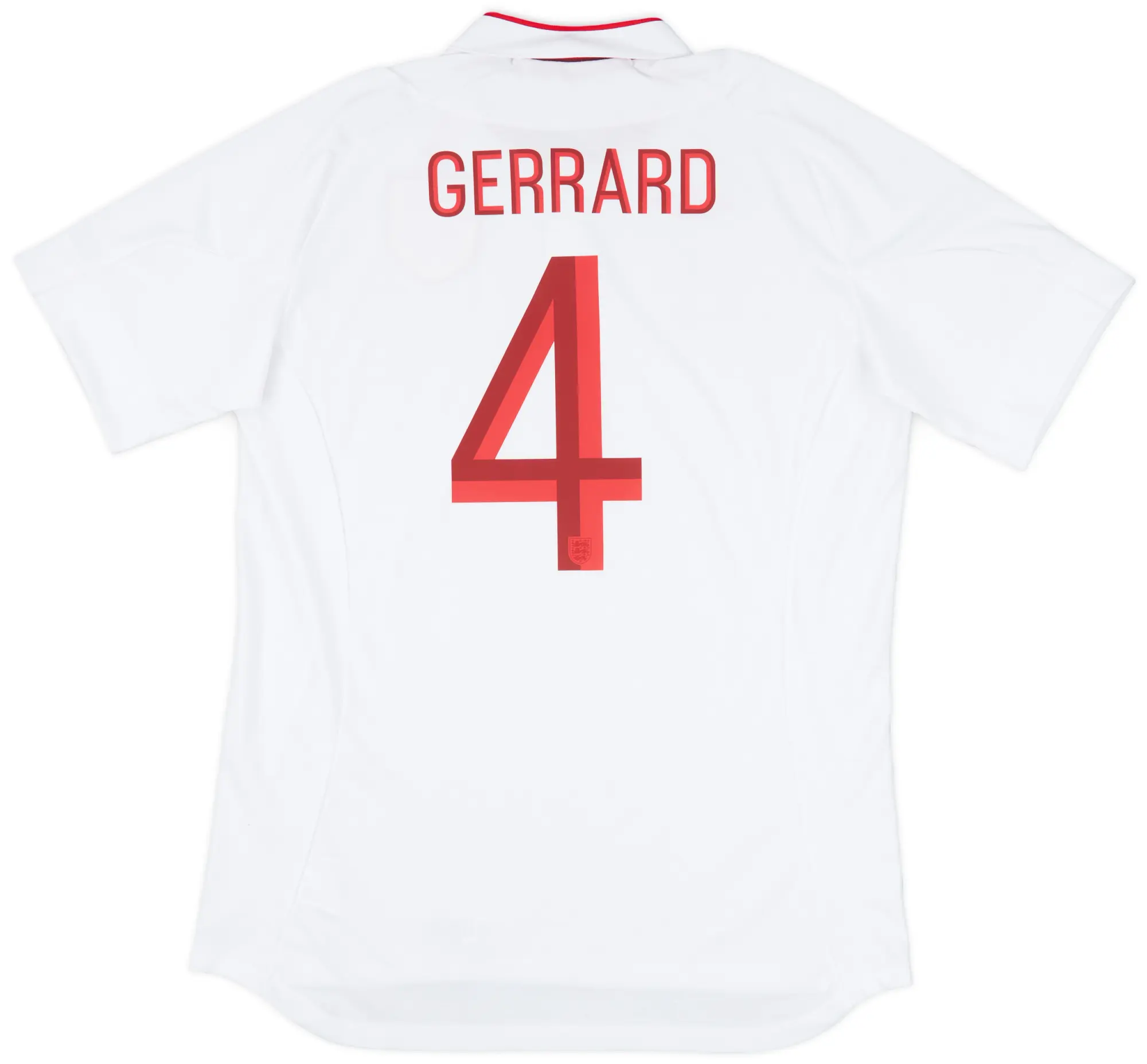 2012-13 England Home Shirt Gerrard #4 (L)