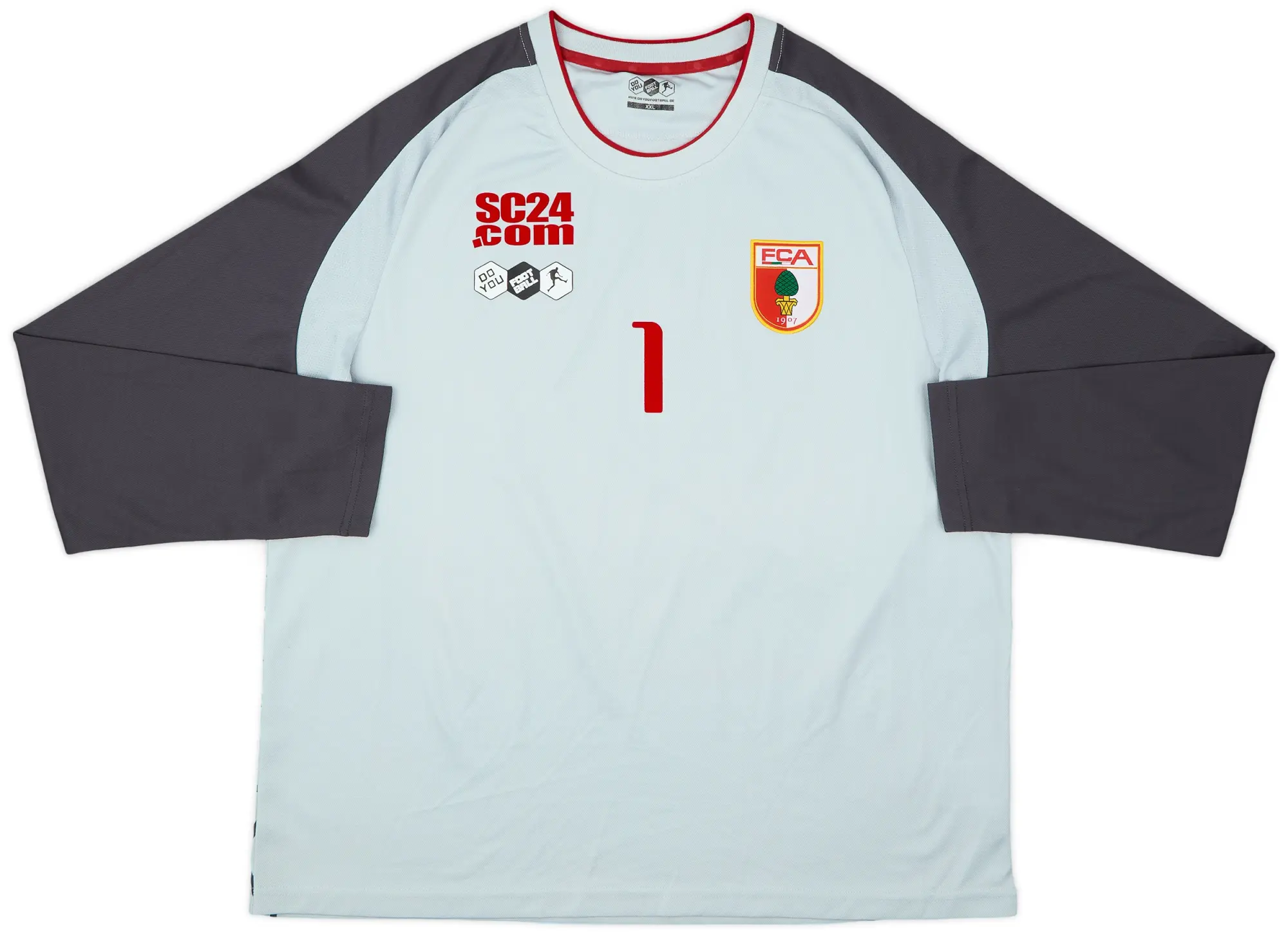 2009-10 Augsburg Player Issue Do You Football Training L/S Shirt #1 - 8/10 - (XXL)