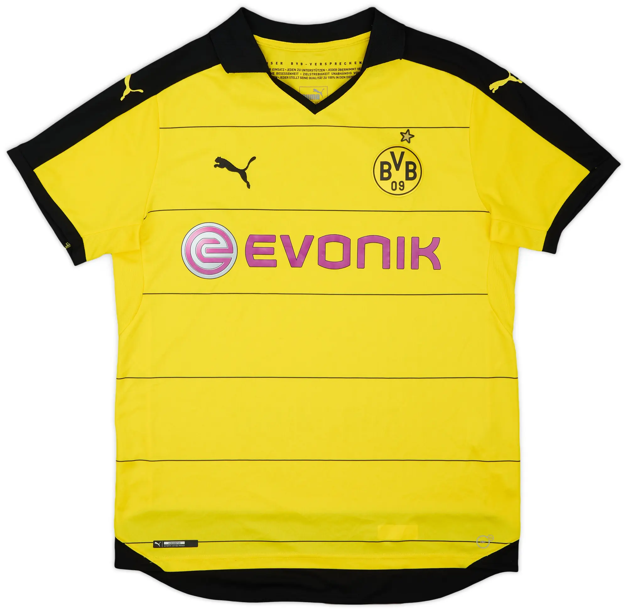2015-16 Borussia Dortmund Home Shirt - 5/10 - (L)
