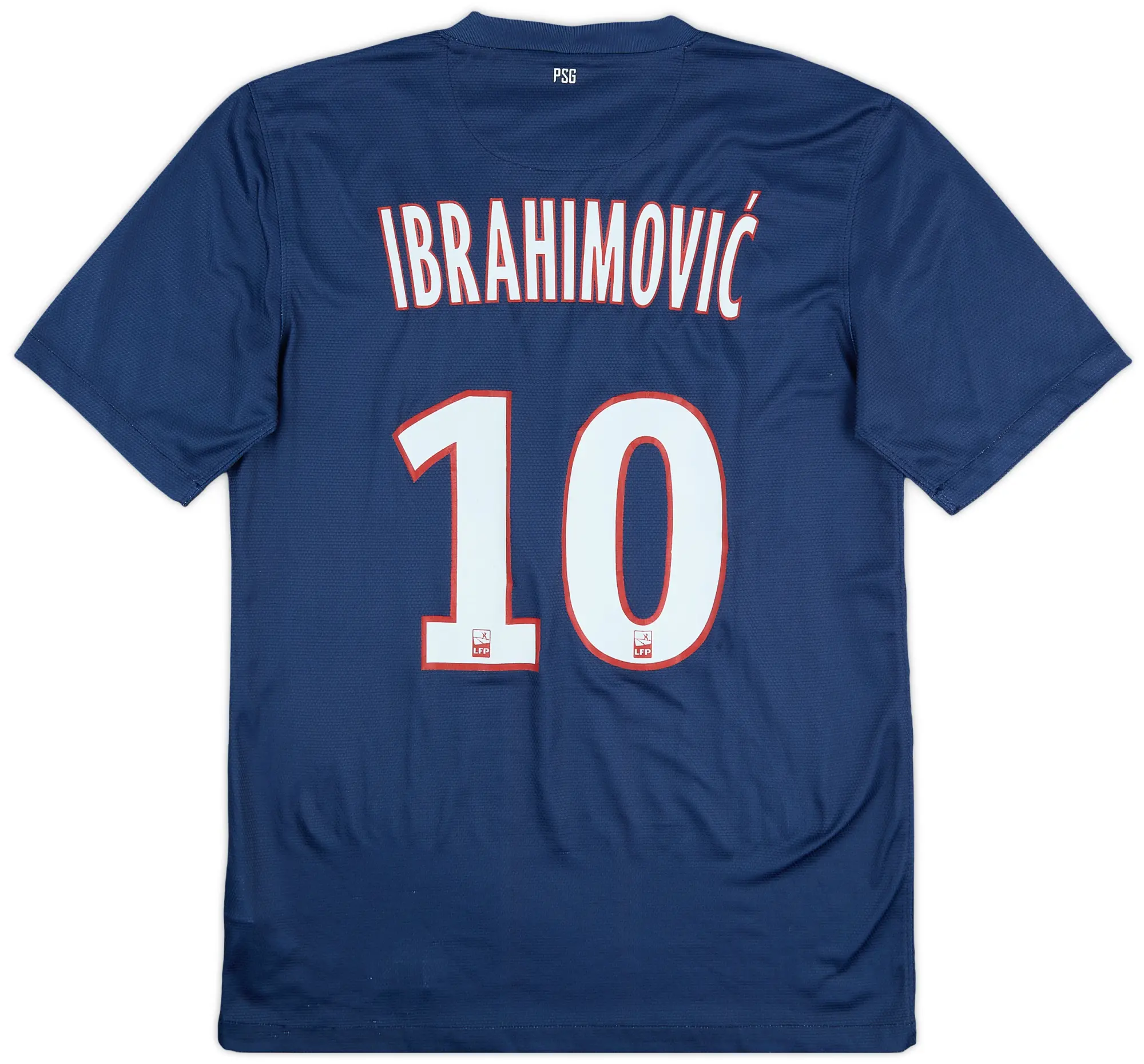 2012-13 Paris Saint-Germain Home Shirt Ibrahimovic #10 - 8/10 - (S)