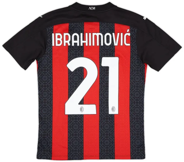 Milan 2020 Zlatan Ibrahimovic Ac Milan Jersey 2021 Puma AC Milan