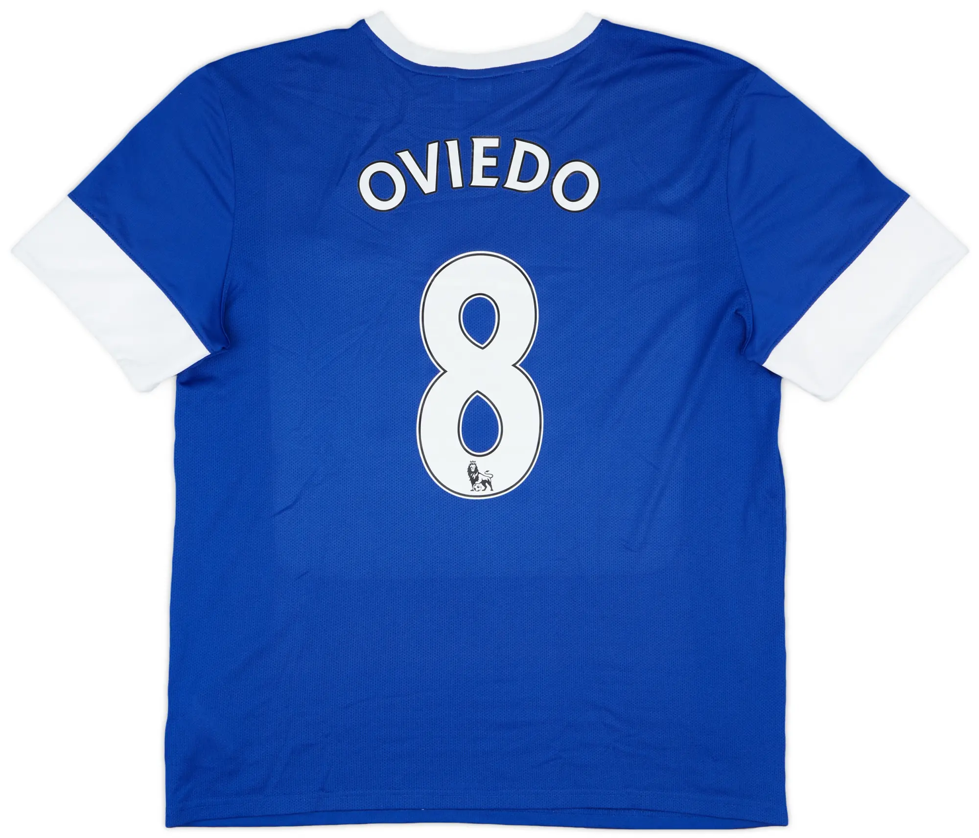 2012-13 Everton Home Shirt Oviedo #8 - 6/10 - (XL)