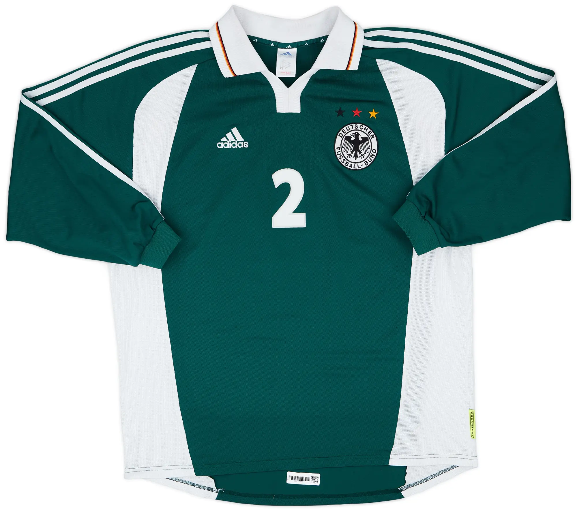 2000-02 Germany Match Issue Away L/S Shirt #2
