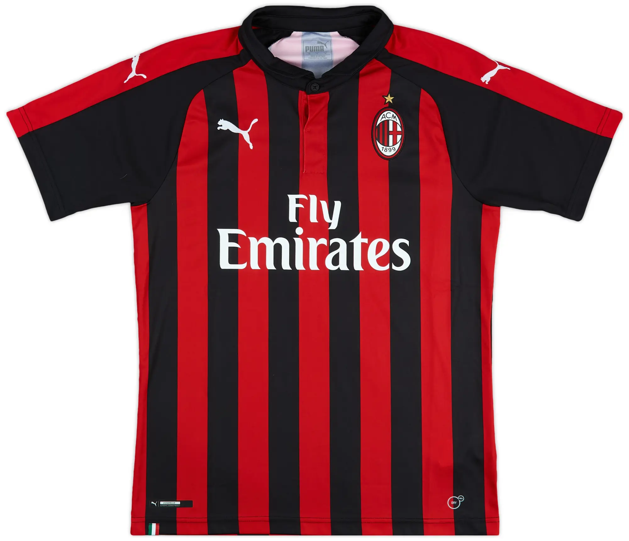2018-19 AC Milan Home Shirt - 10/10 - (M)