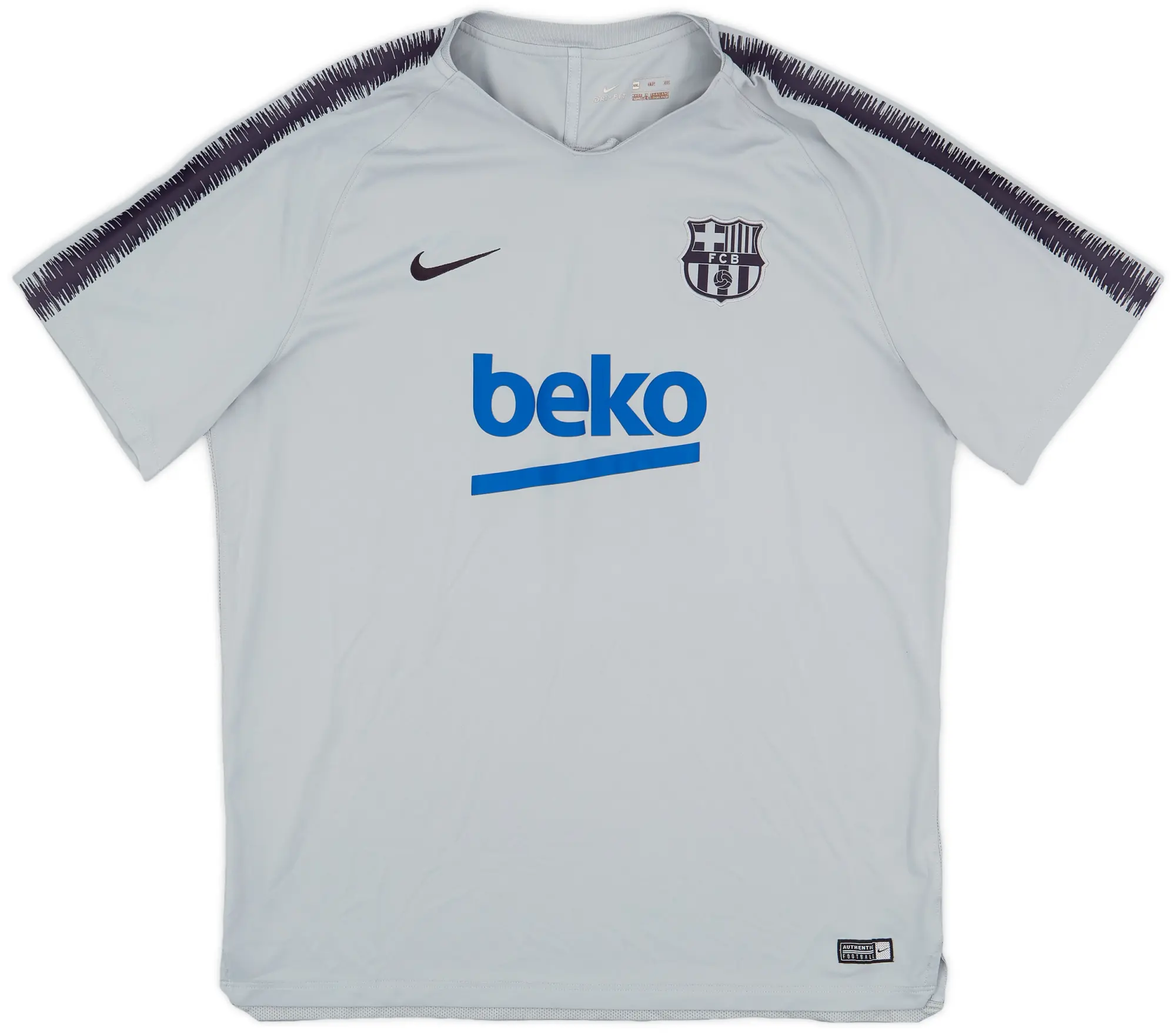 2018-19 Barcelona Nike Training Shirt - 9/10 - (XXL)