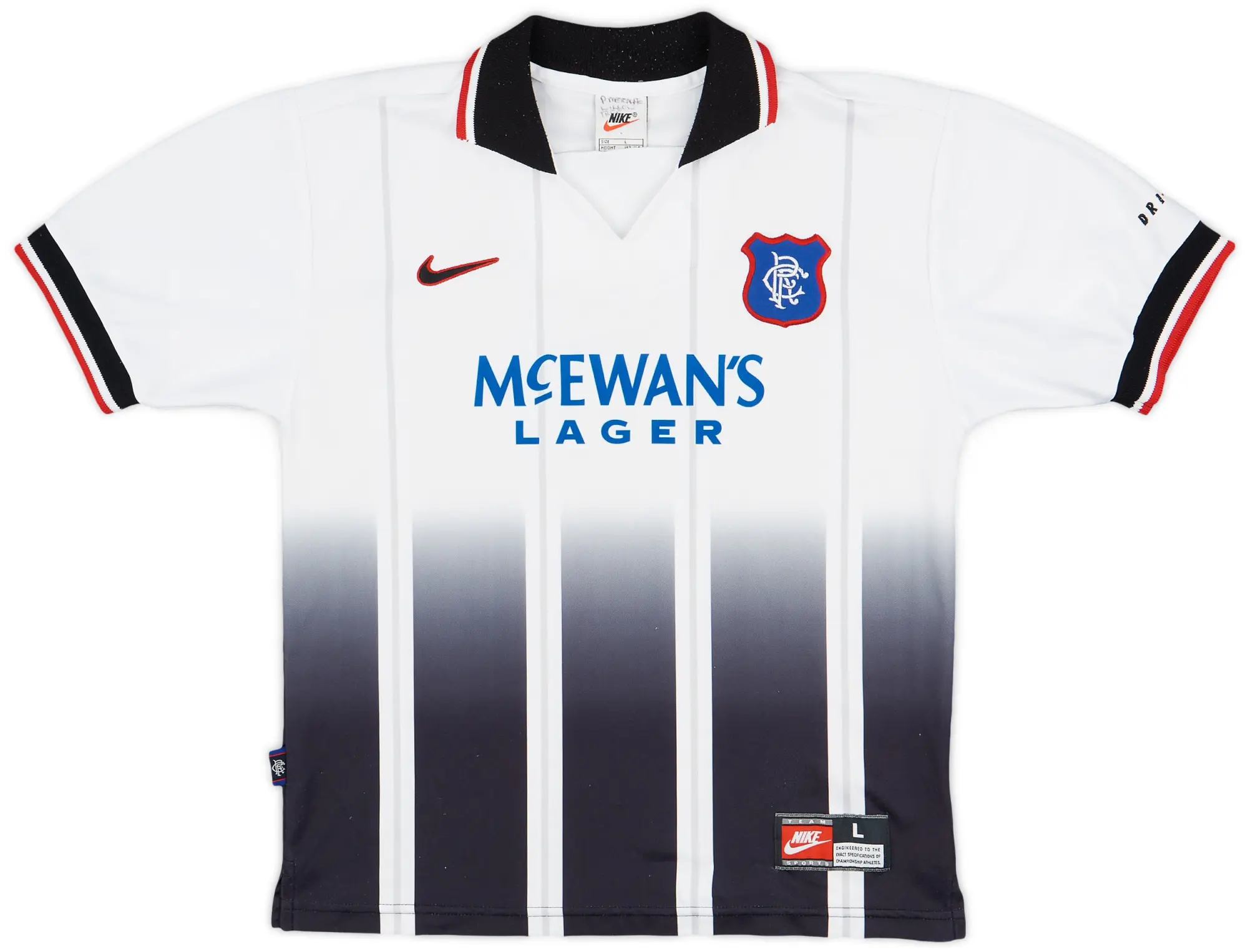 Nike Rangers Boys SS Away Shirt 1997/99
