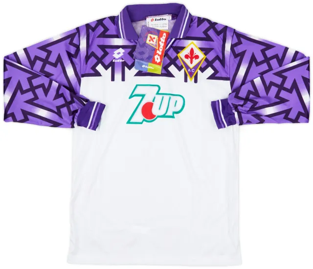 Lotto Fiorentina Mens LS Away Shirt 1992/93 | FIOA92876239used