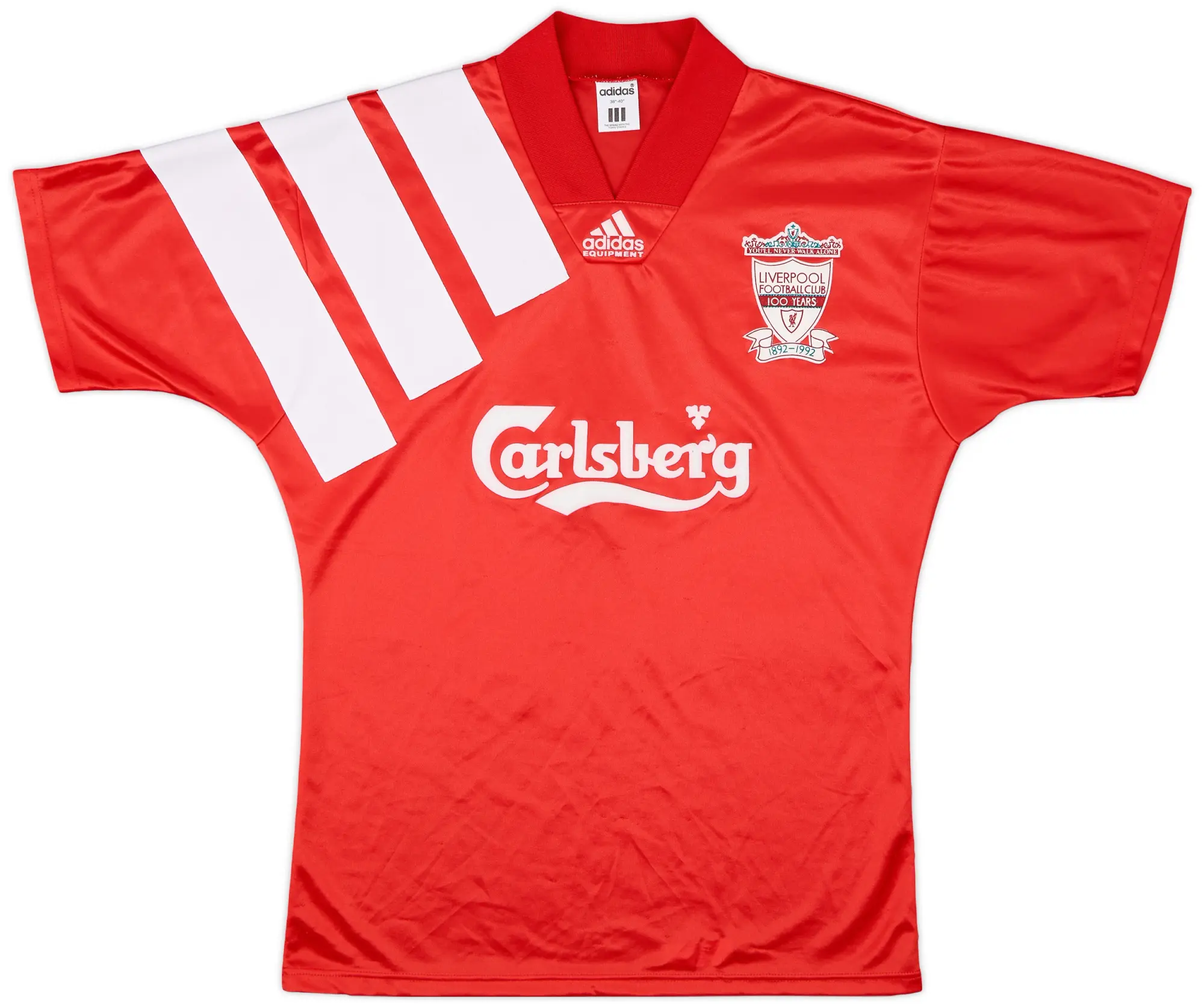 1992-93 Liverpool Centenary Home Shirt - 7/10 - (M)