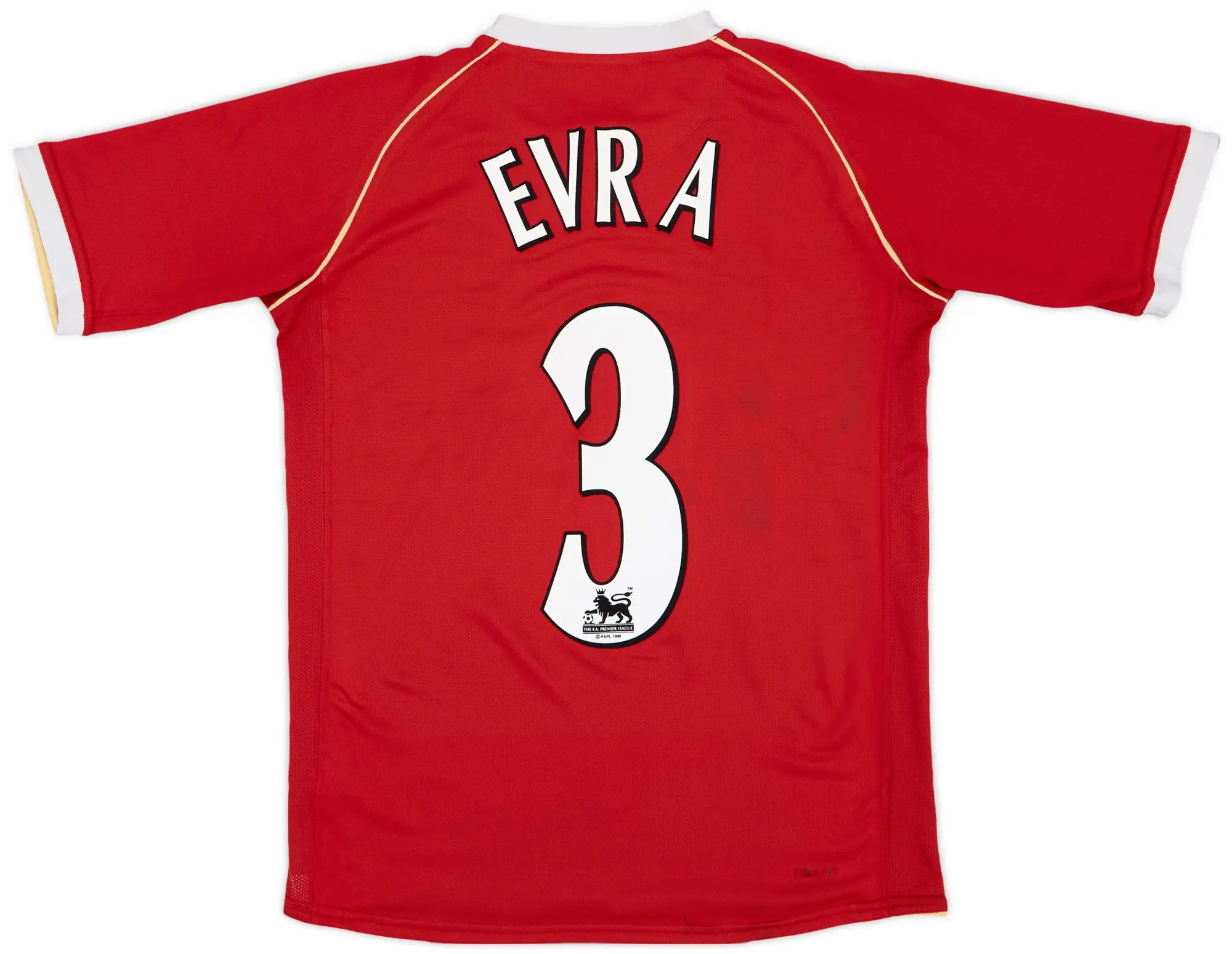 2006-07 Manchester United Home Shirt Evra #3 - 7/10 - (XL.Boys)