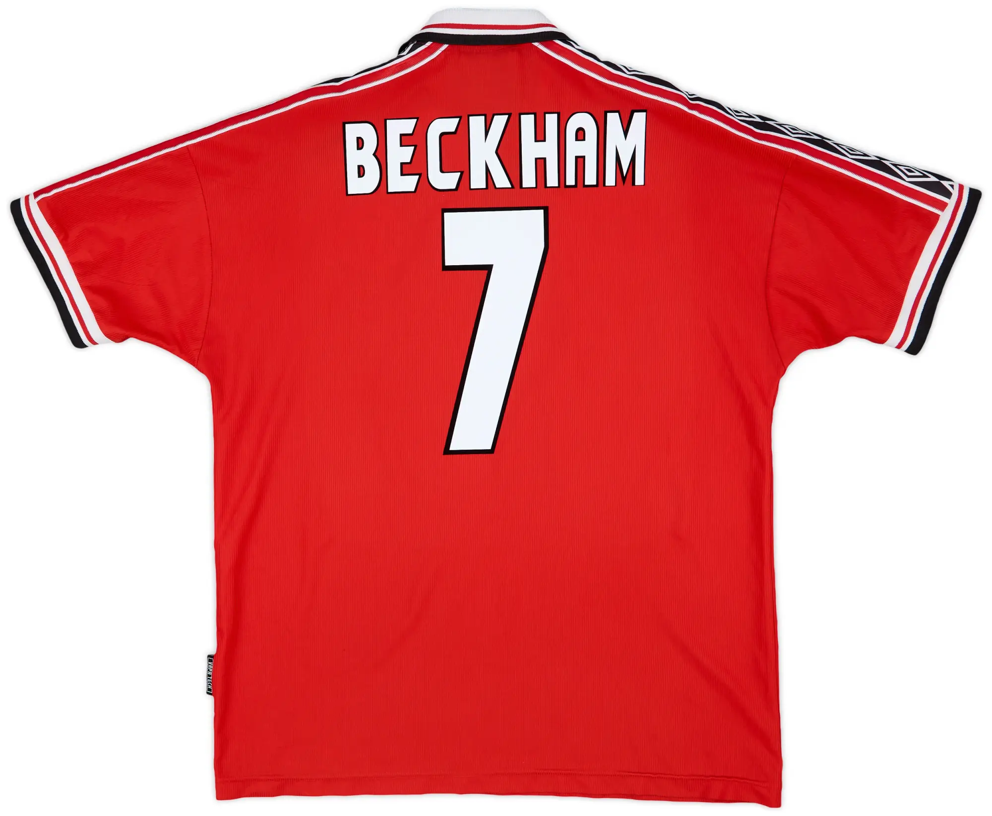 1998-00 Manchester United Home Shirt Beckham #7 - 5/10 - (XL)
