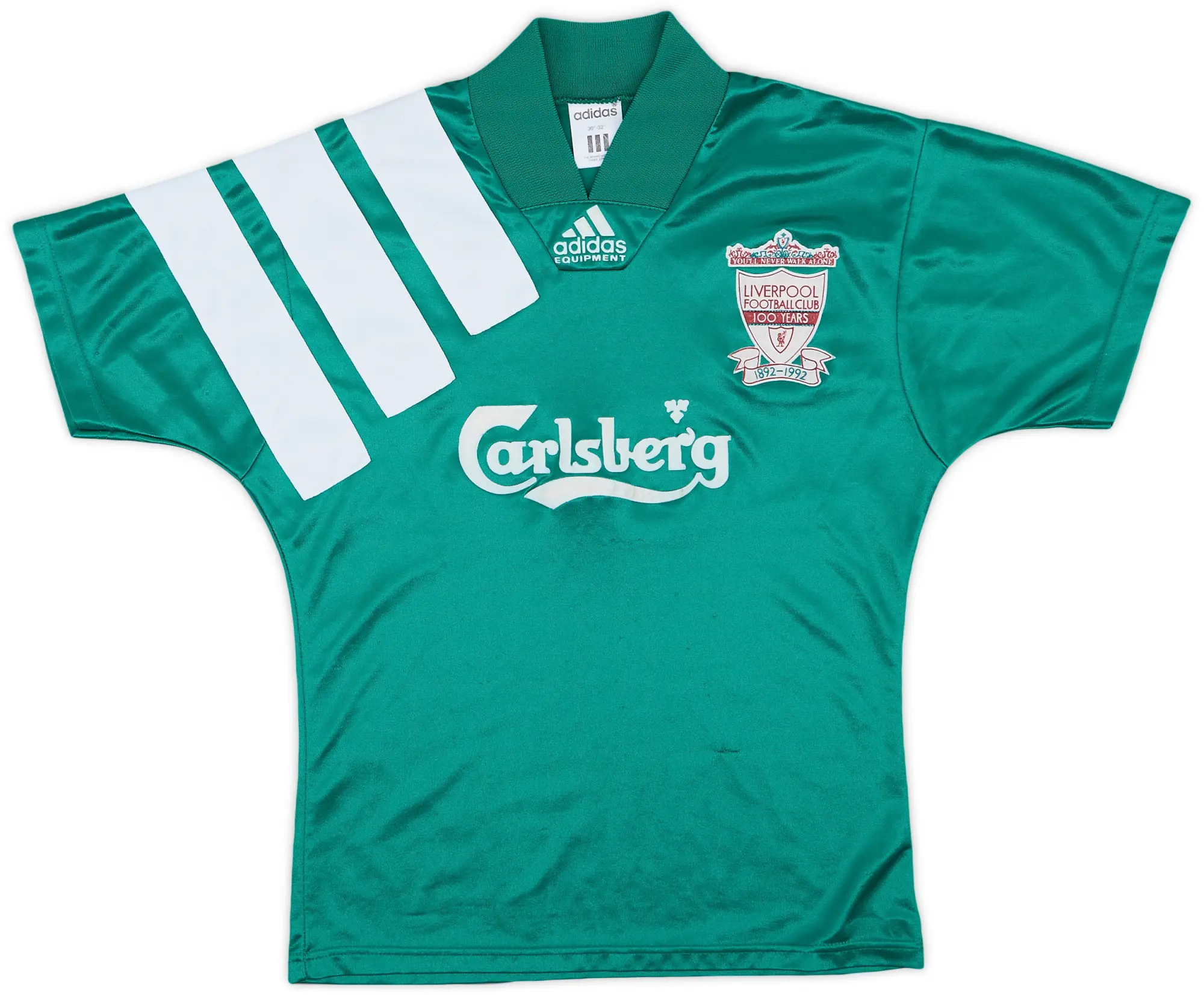1992-93 Liverpool Centenary Away Shirt - 9/10 - (M.Boys)