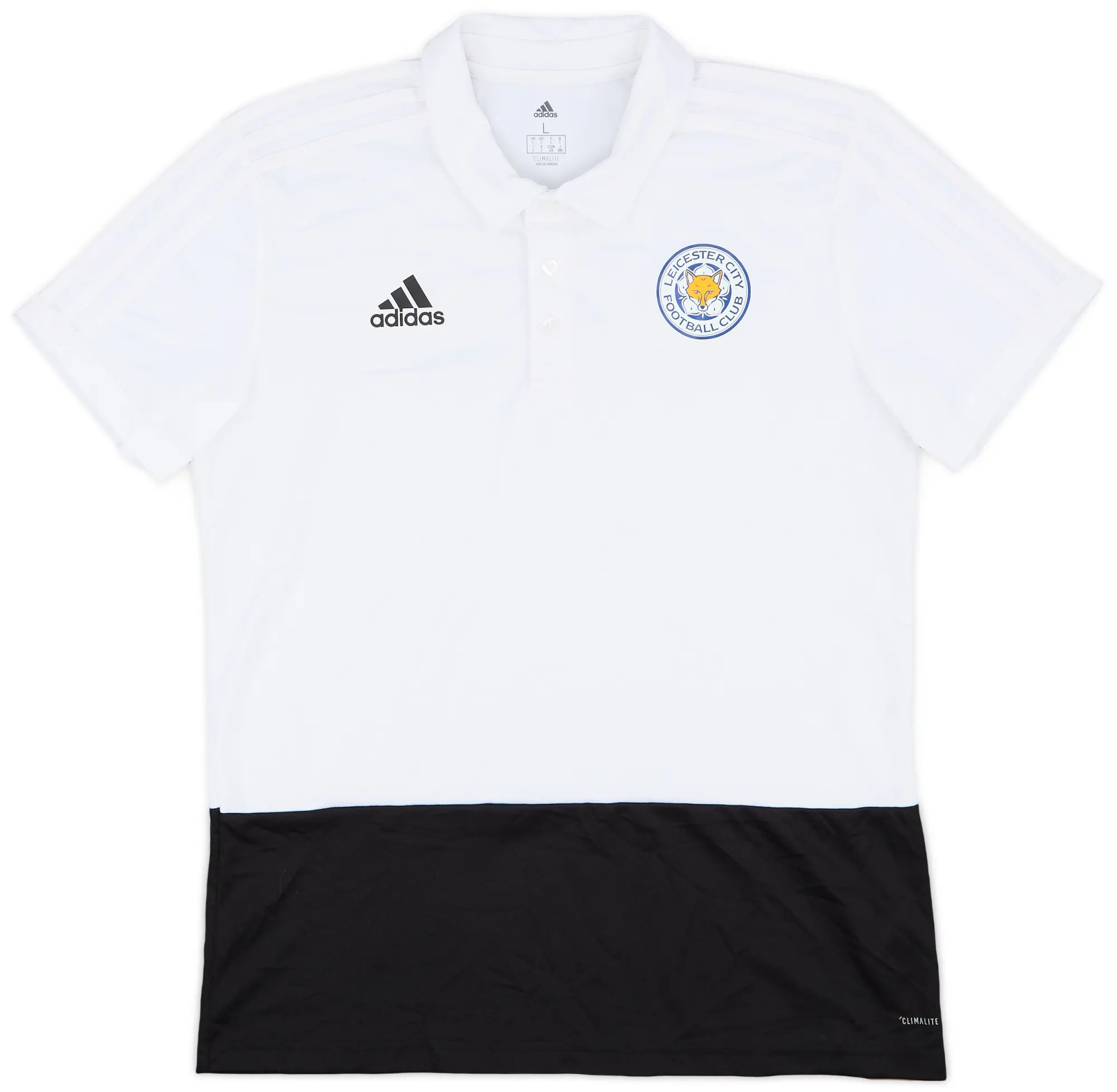 2017-18 Leicester City adidas Polo Shirt - 9/10 - (L)