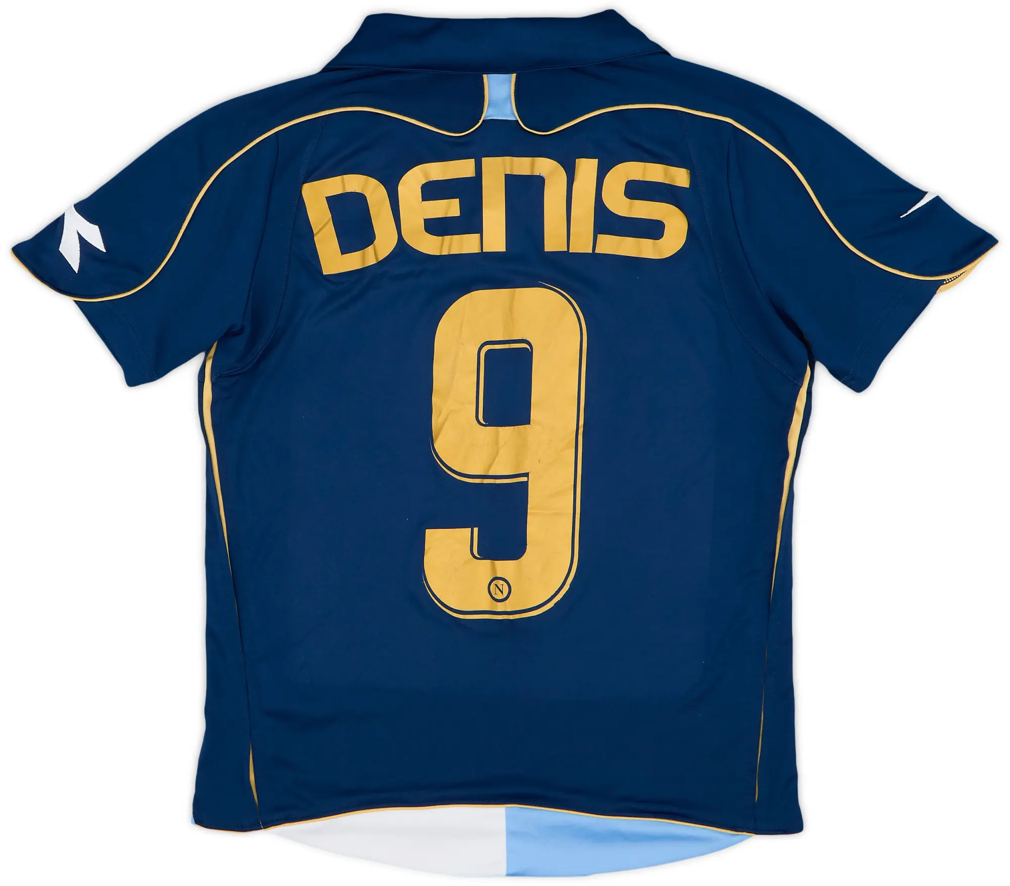 2008-09 Napoli Third Shirt Denis #9 - 7/10 - (S)
