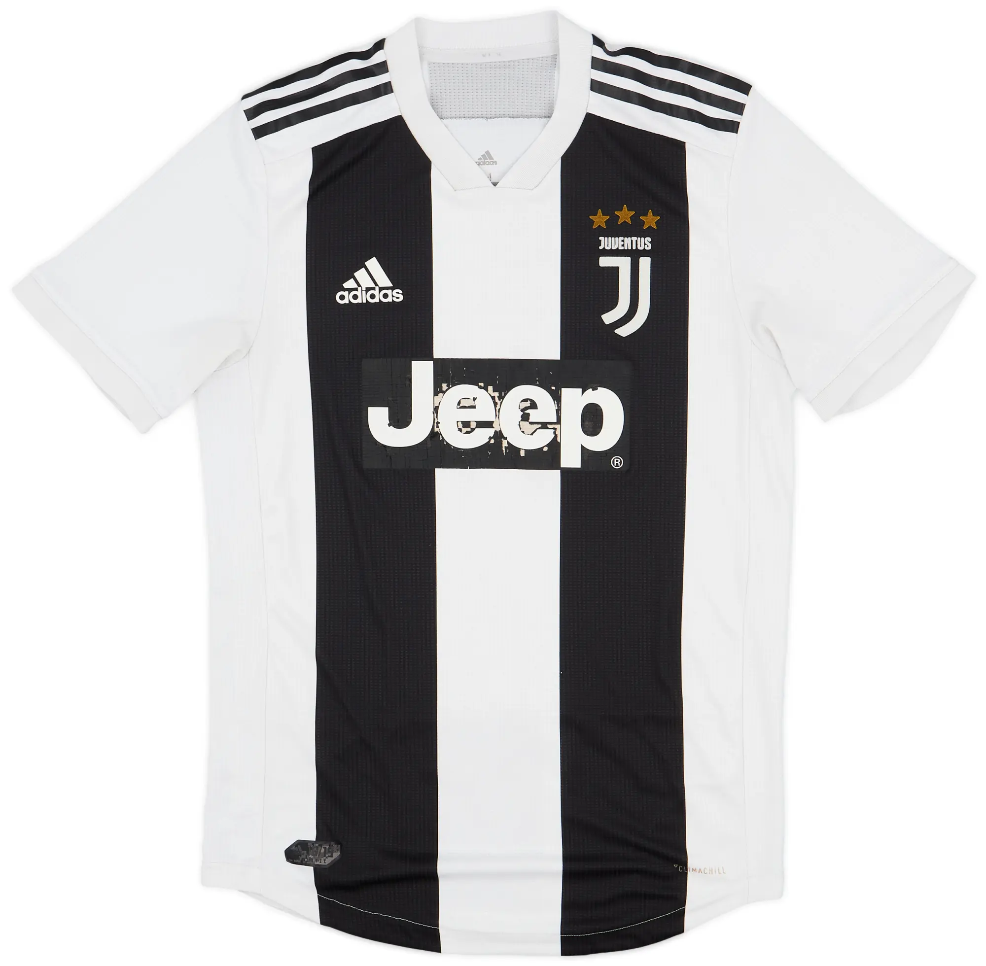 2018-19 Juventus Authentic Home Shirt - 4/10 - (M)