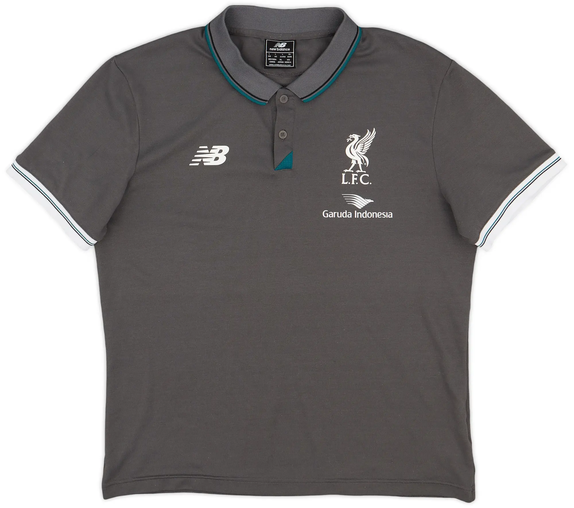 2015-16 Liverpool New Balance Polo Shirt - 9/10 - (L)