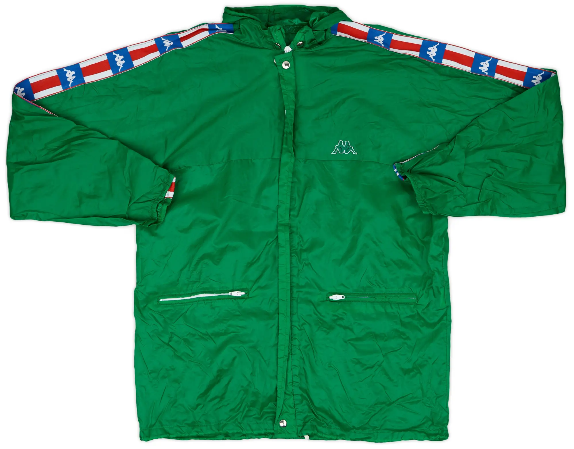 1988 USA Kappa Hooded Rain Jacket - 10/10 - (Y)
