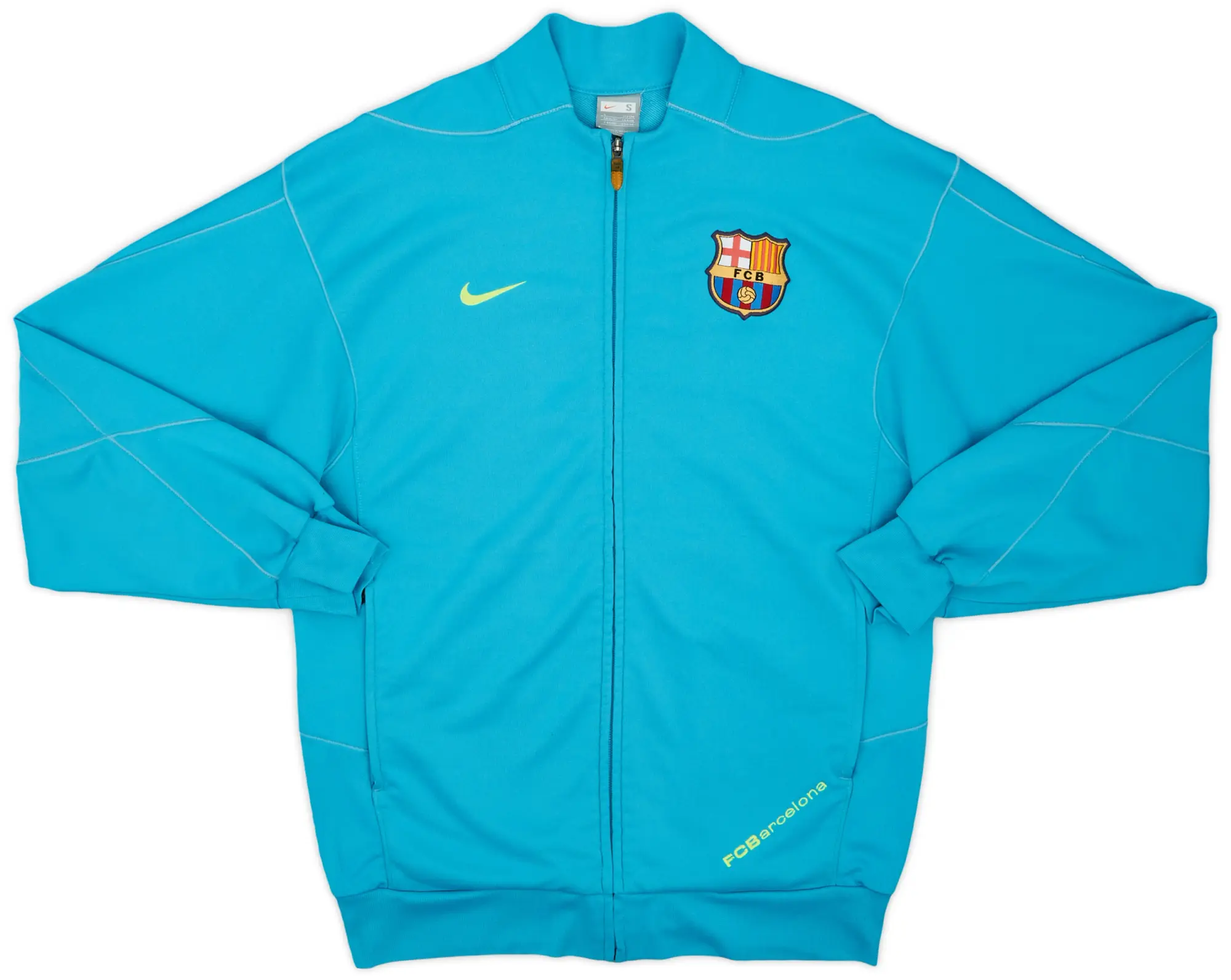 2007-08 Barcelona Nike Track Jacket - 8/10 - (S)
