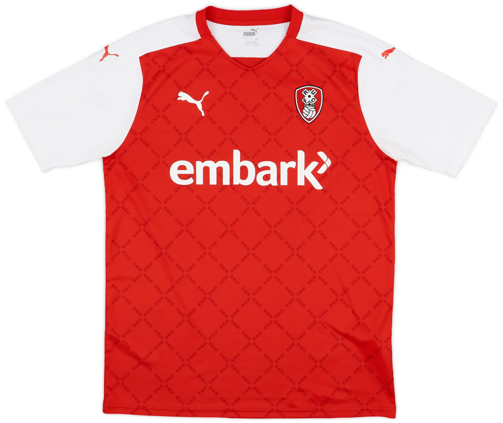 2020-21 Rotherham Home Shirt - 9/10 - (L)