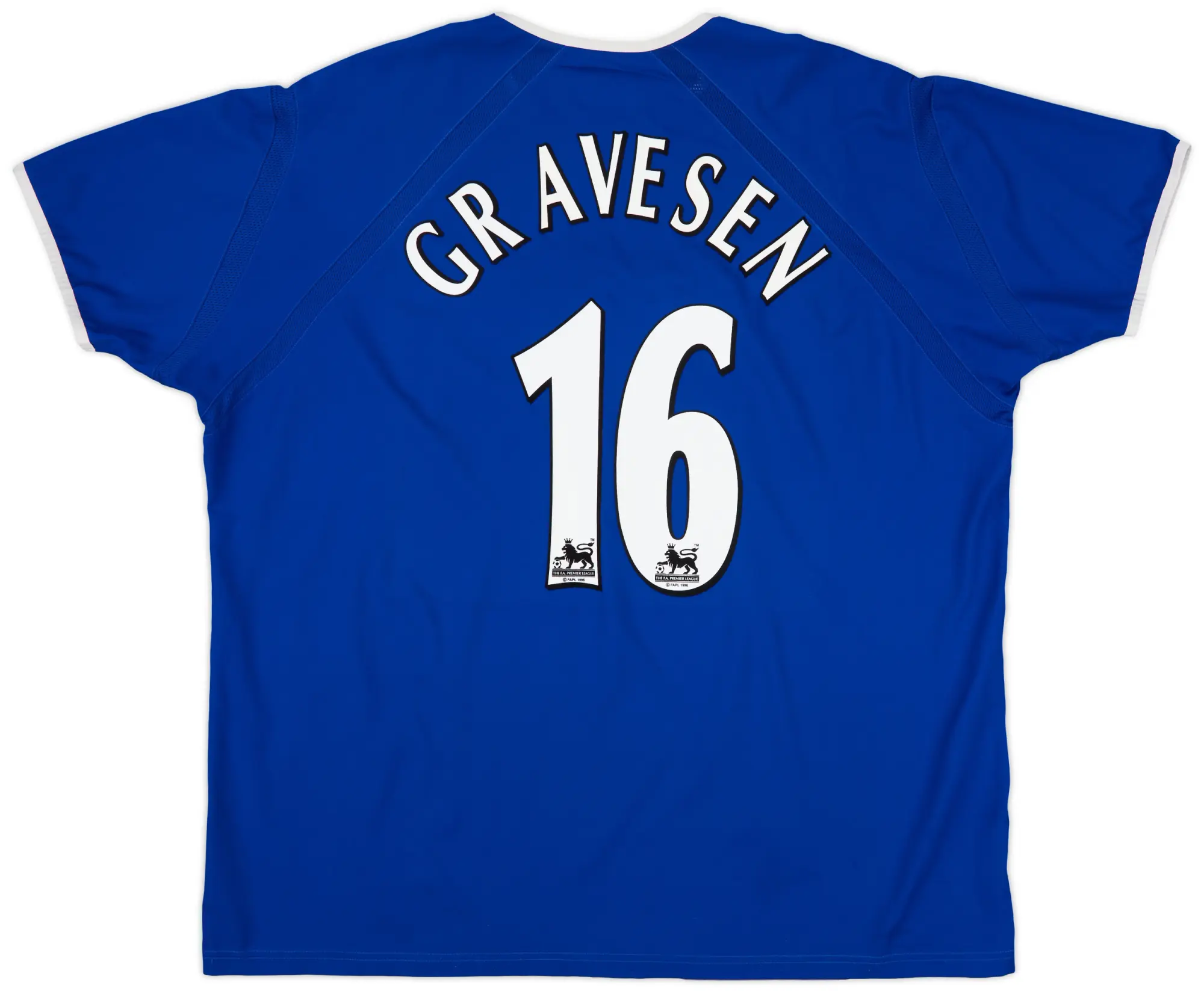2003-04 Everton Home Shirt Gravesen #16 - 8/10 - (XXL)