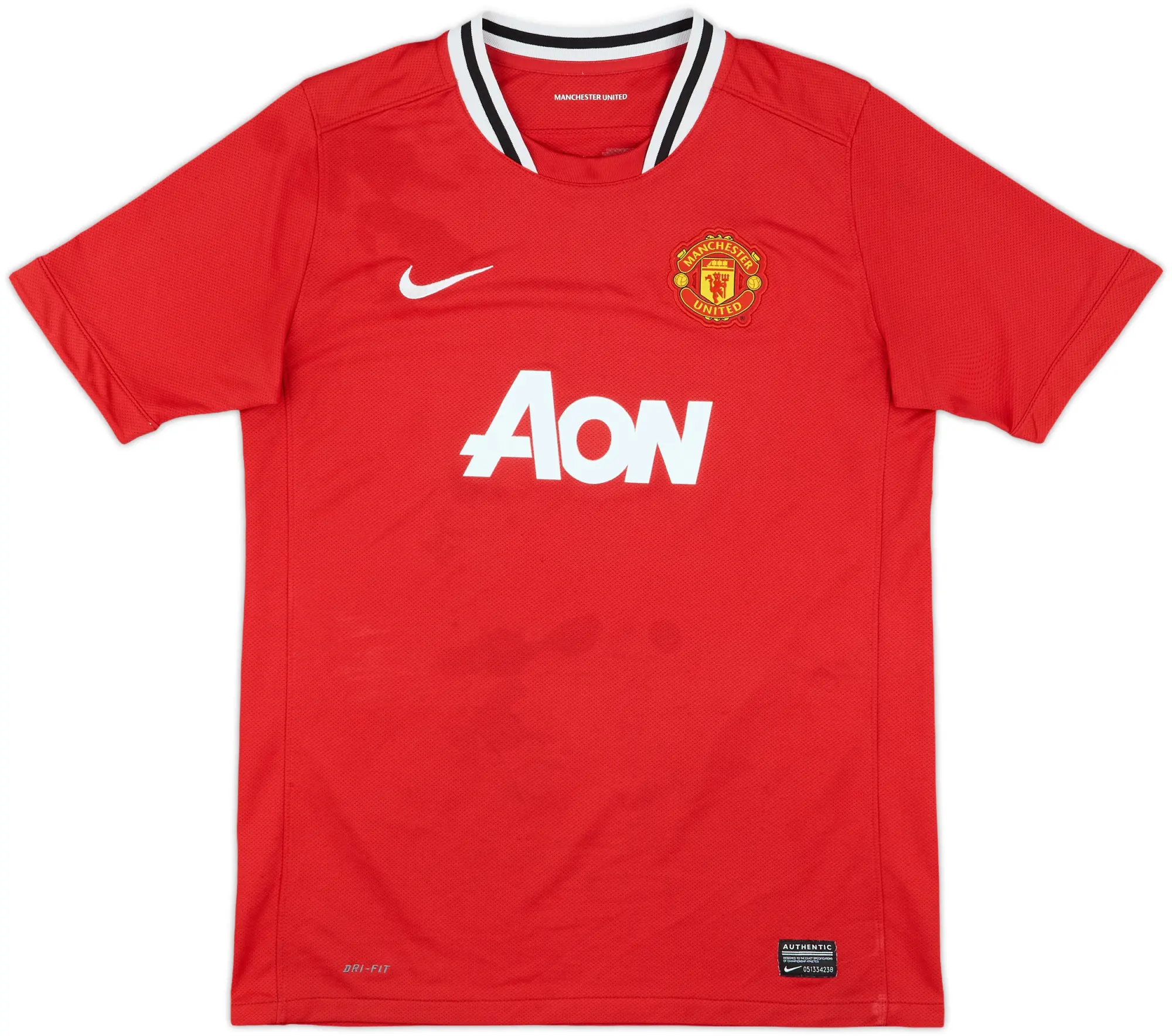 2011-12 Manchester United Home Shirt Scholes #22 - 8/10 - (L)