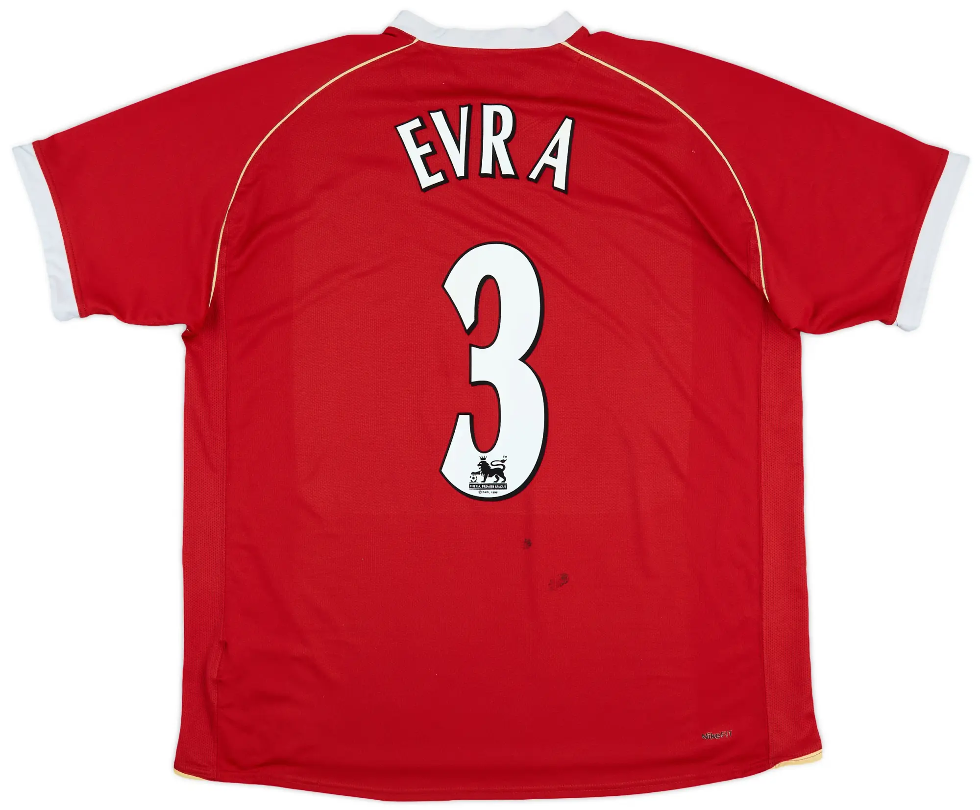 2006-07 Manchester United Home Shirt Evra #3 - 8/10 - (XL)
