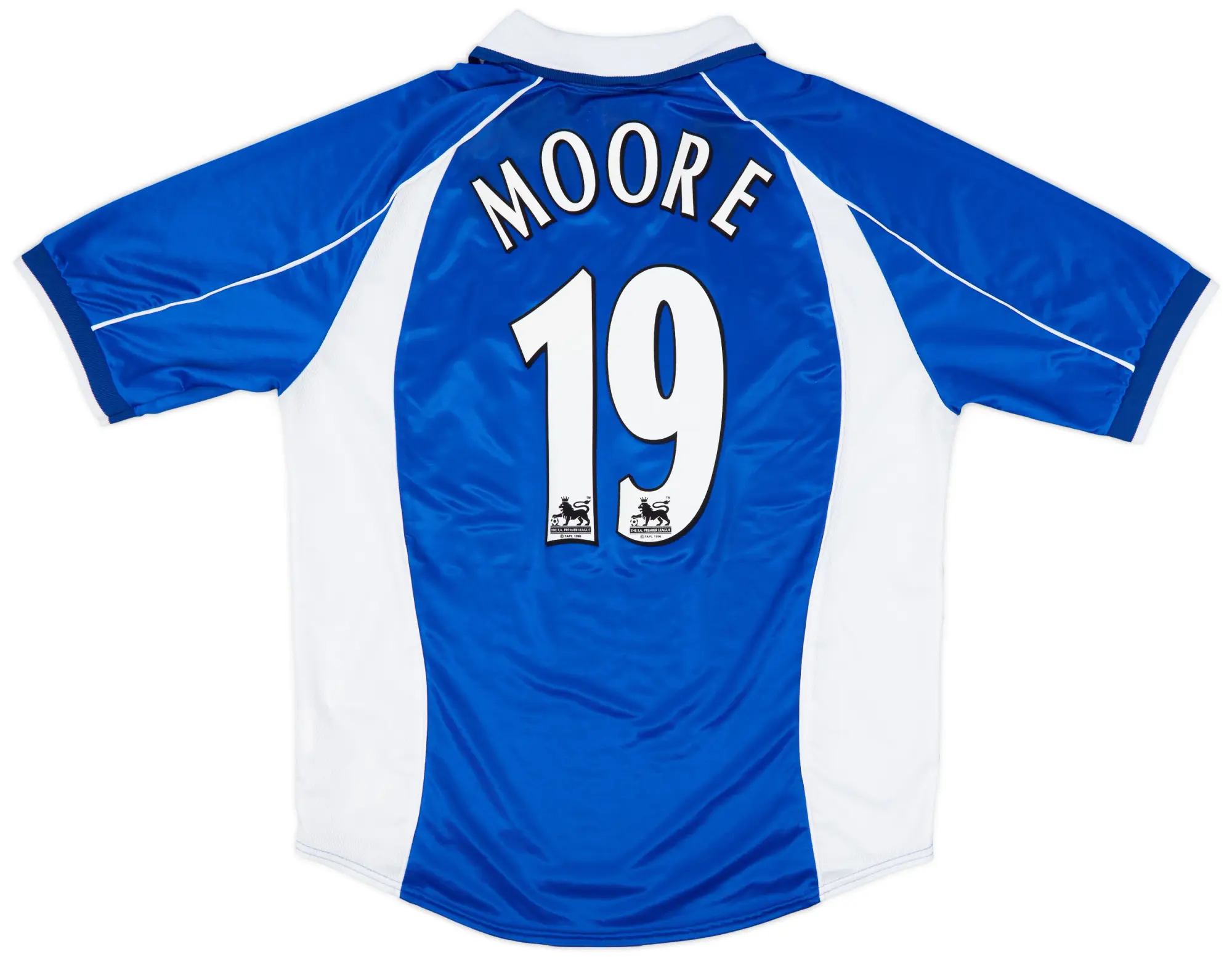 2000-02 Everton Home Shirt Moore #19 - 9/10 - (L)