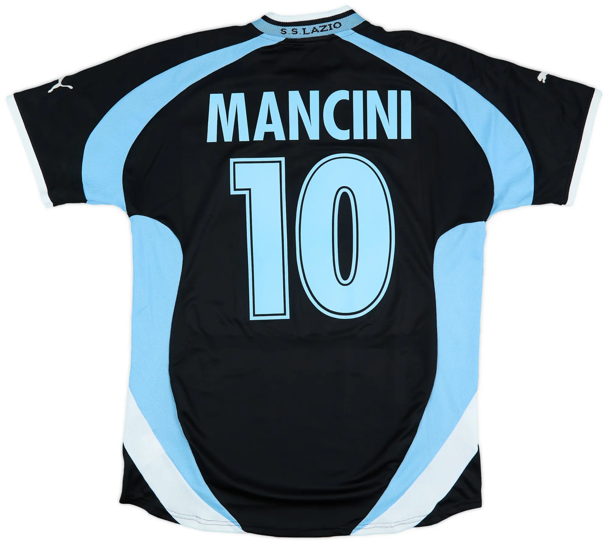 1999-00 Lazio Away Shirt Mancini #10 - 7/10 - (M)